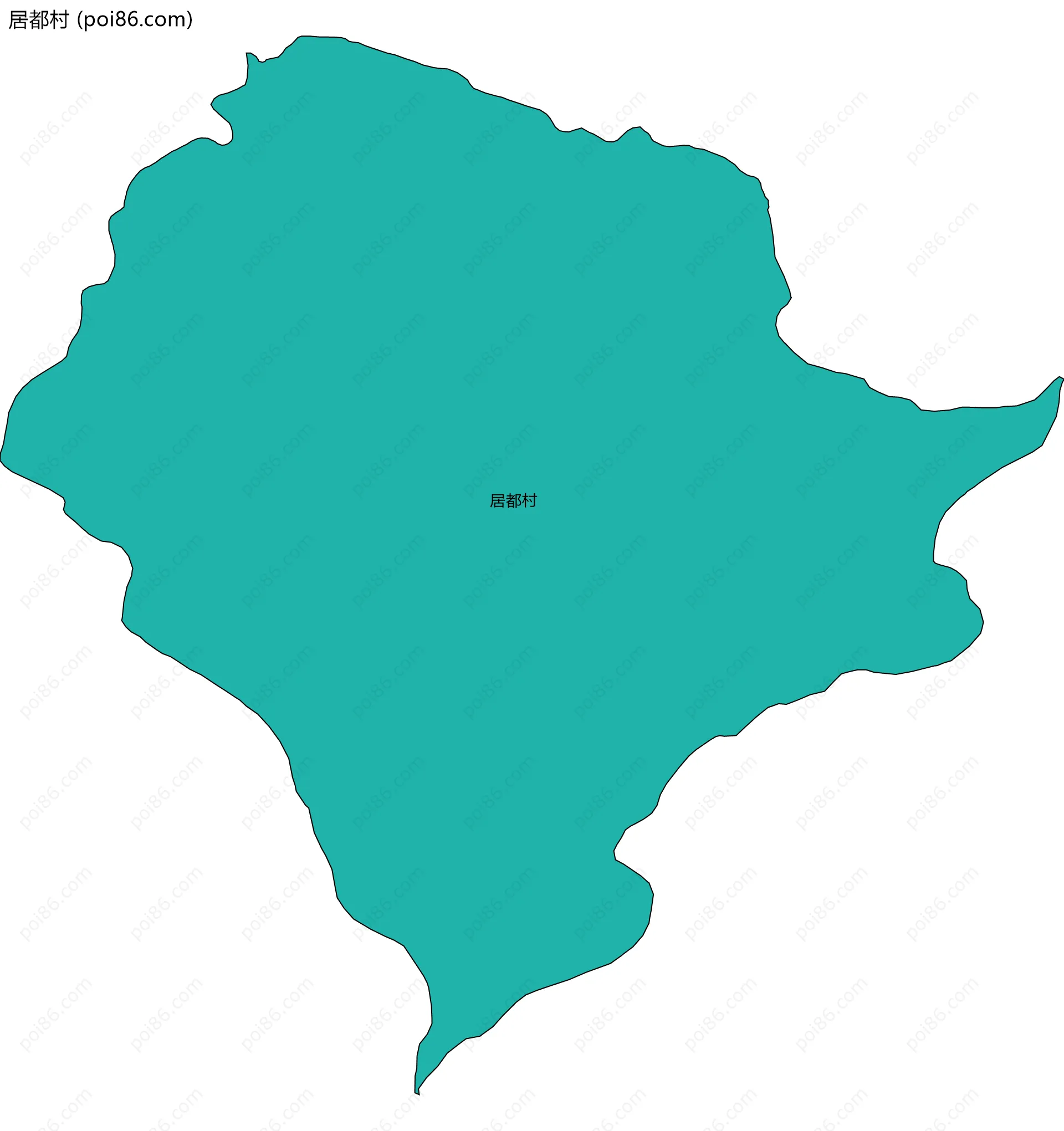 居都村边界地图