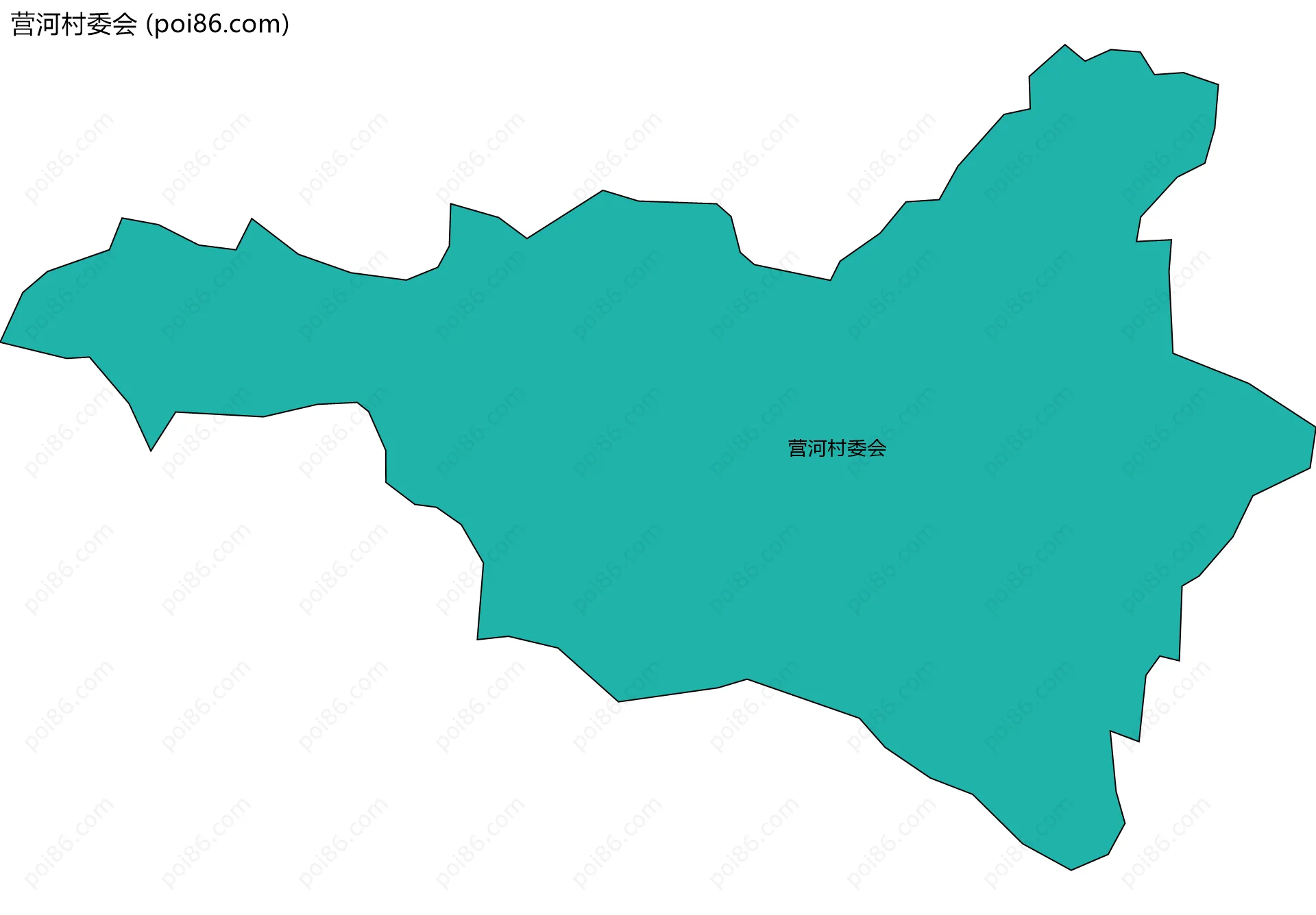 营河村委会边界地图