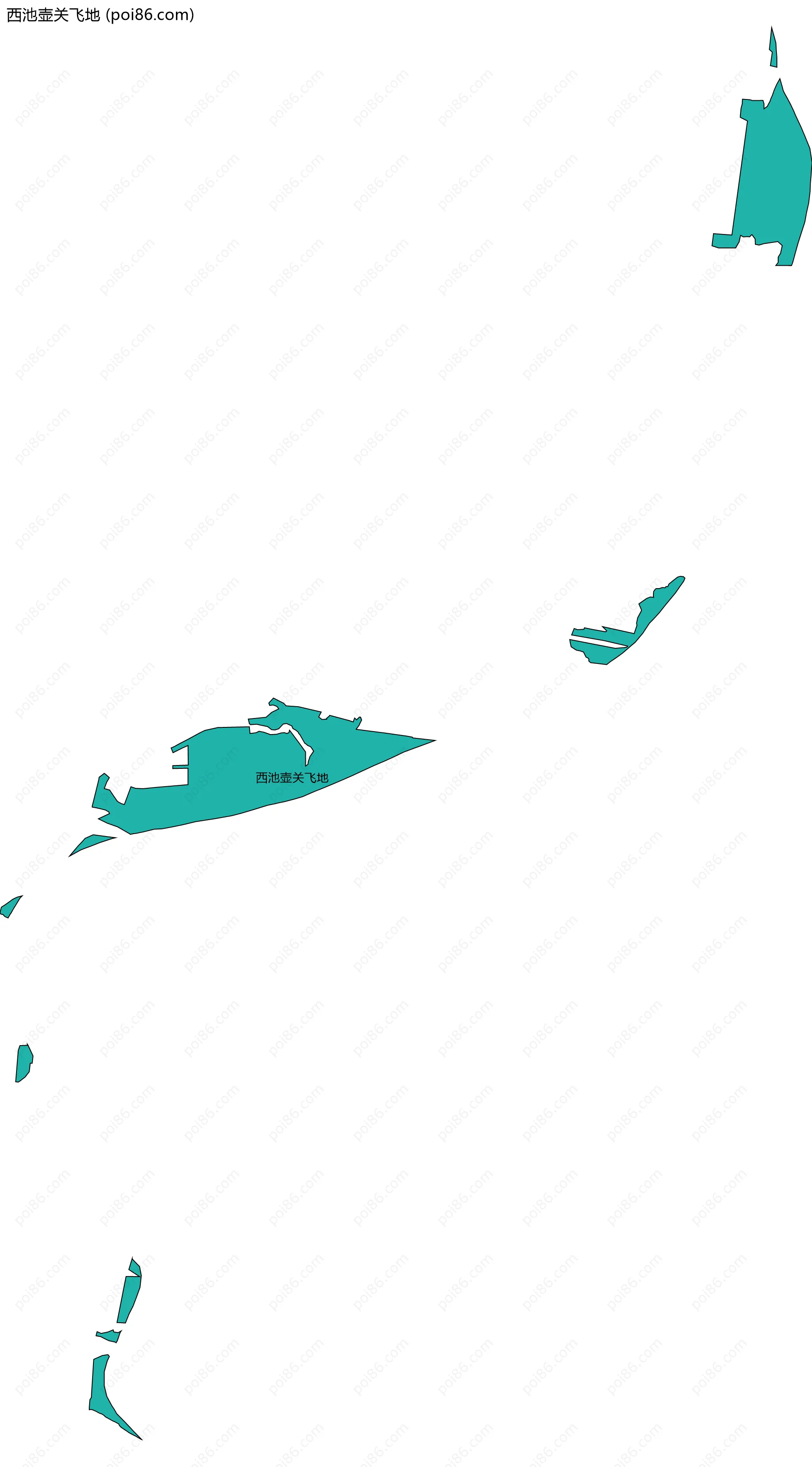 西池壶关飞地边界地图