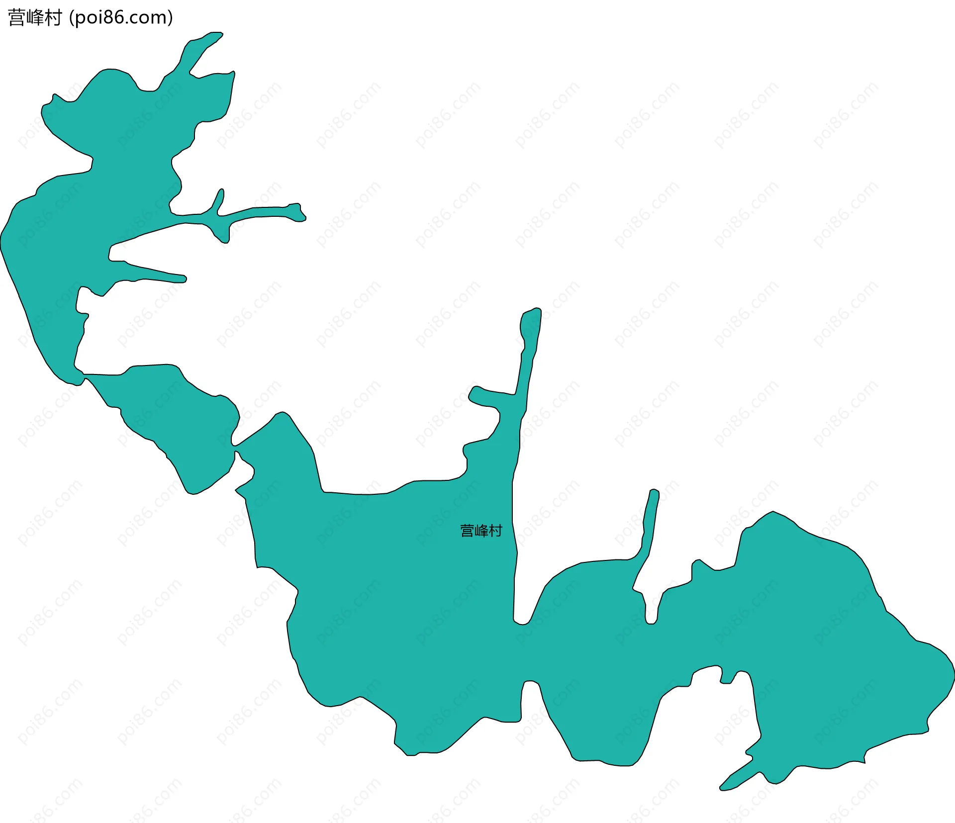 营峰村边界地图