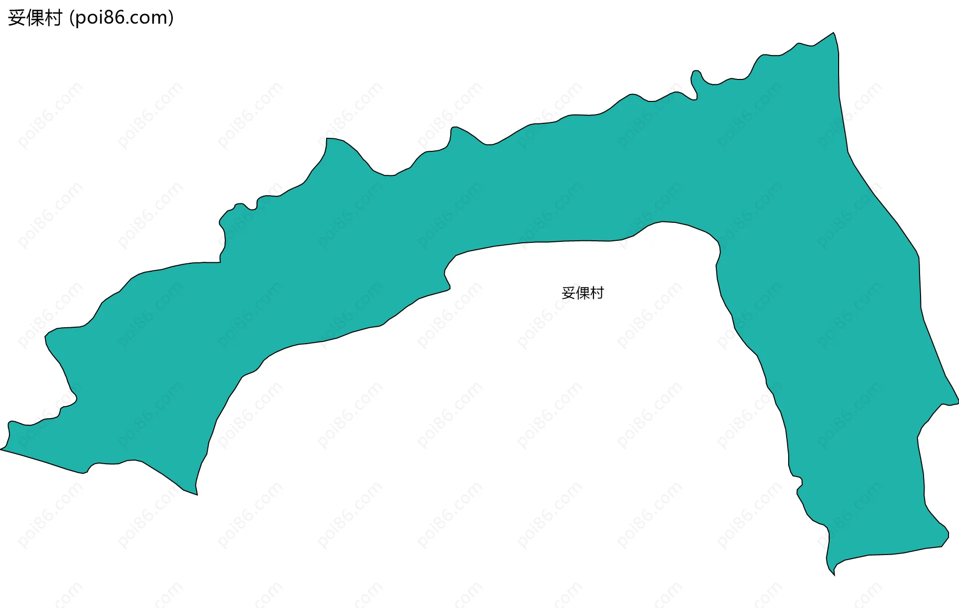 妥倮村边界地图