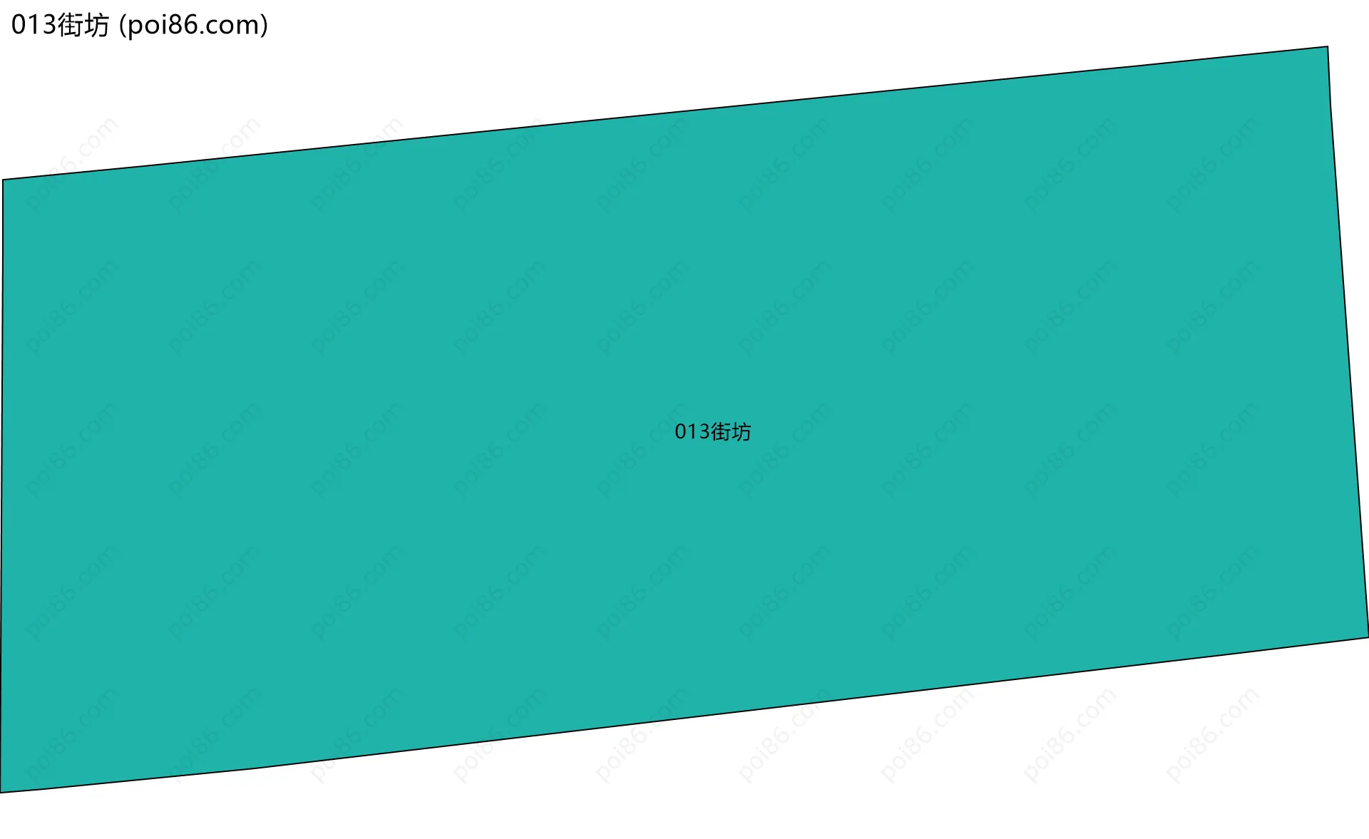 013街坊边界地图