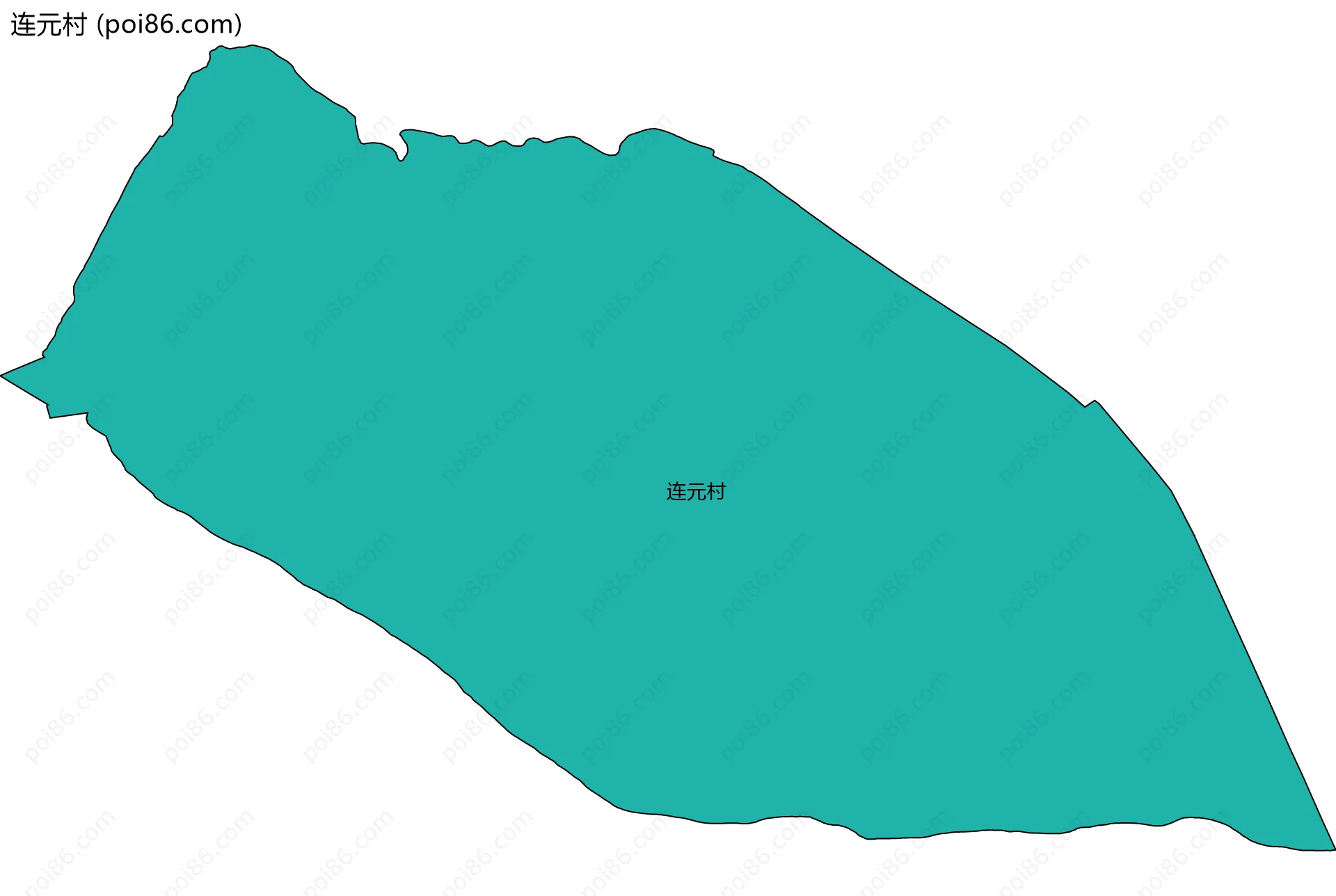 连元村边界地图