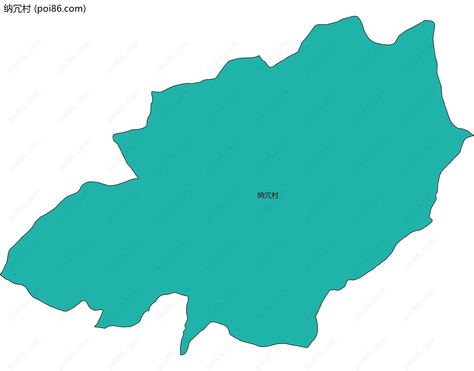 纳冗村边界地图