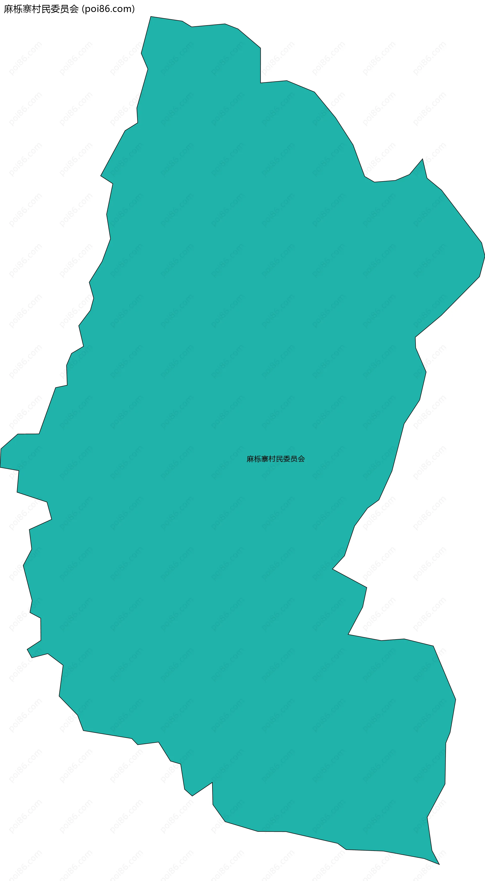 麻栎寨村民委员会边界地图