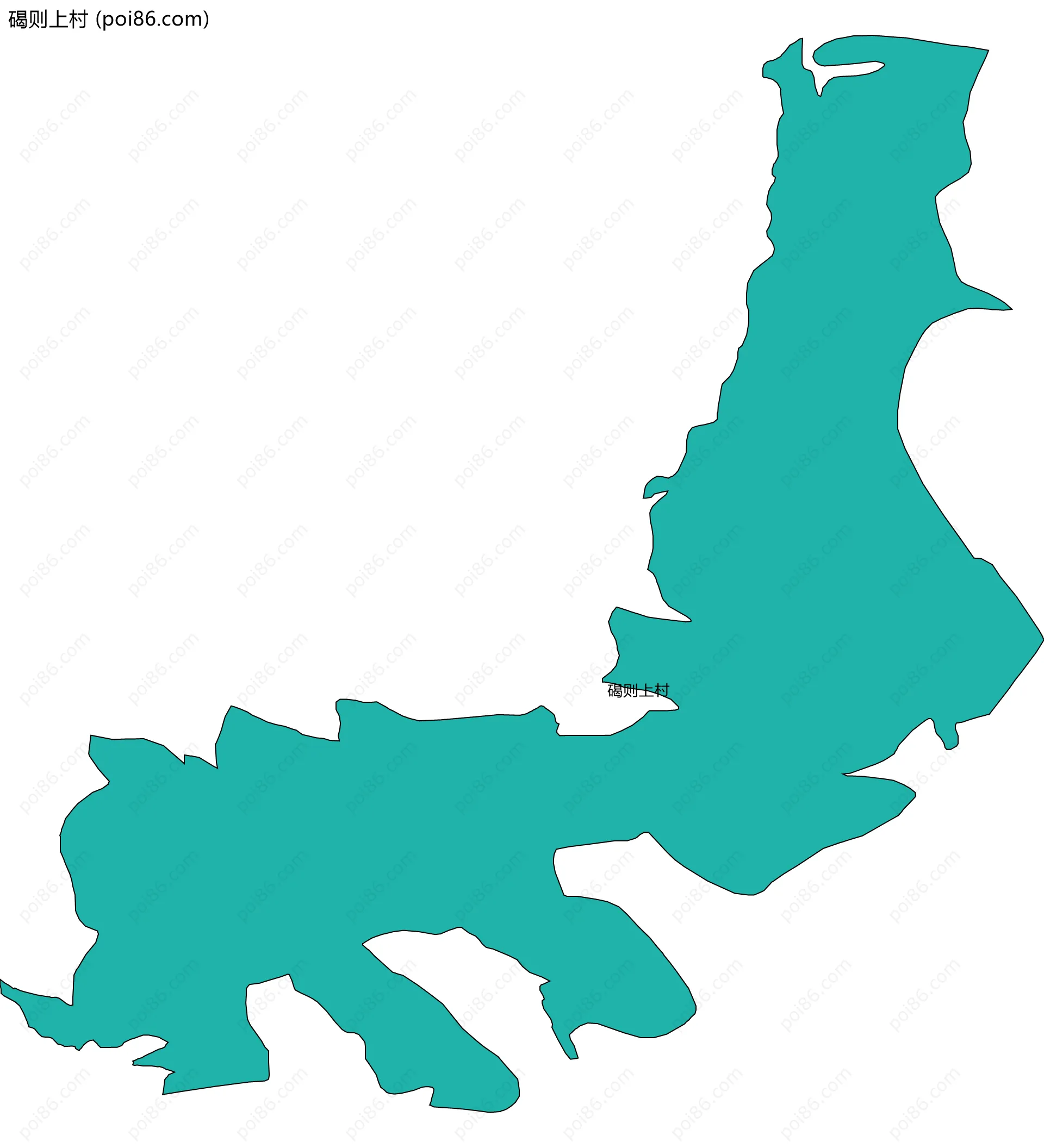 碣则上村边界地图