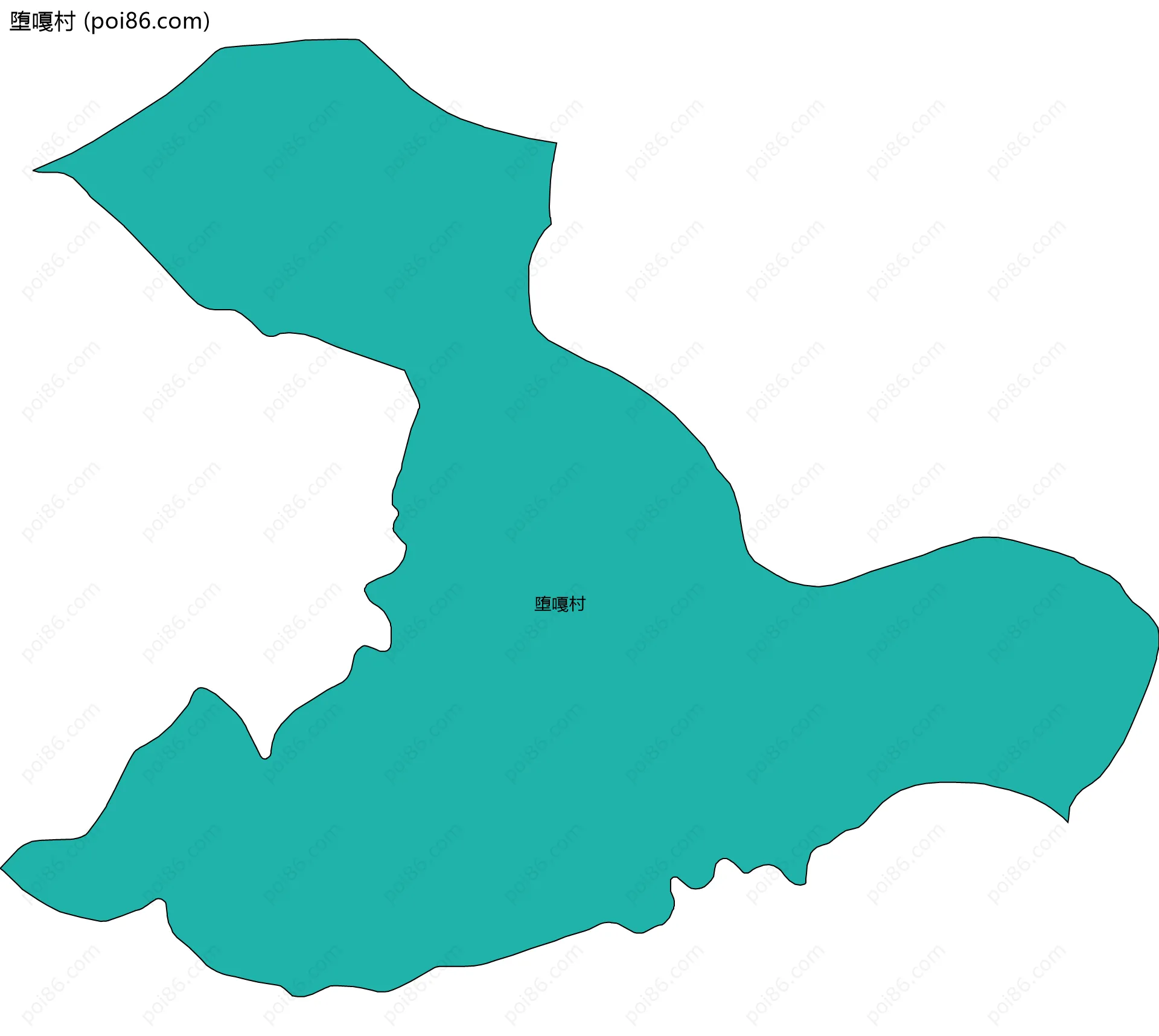 堕嘎村边界地图
