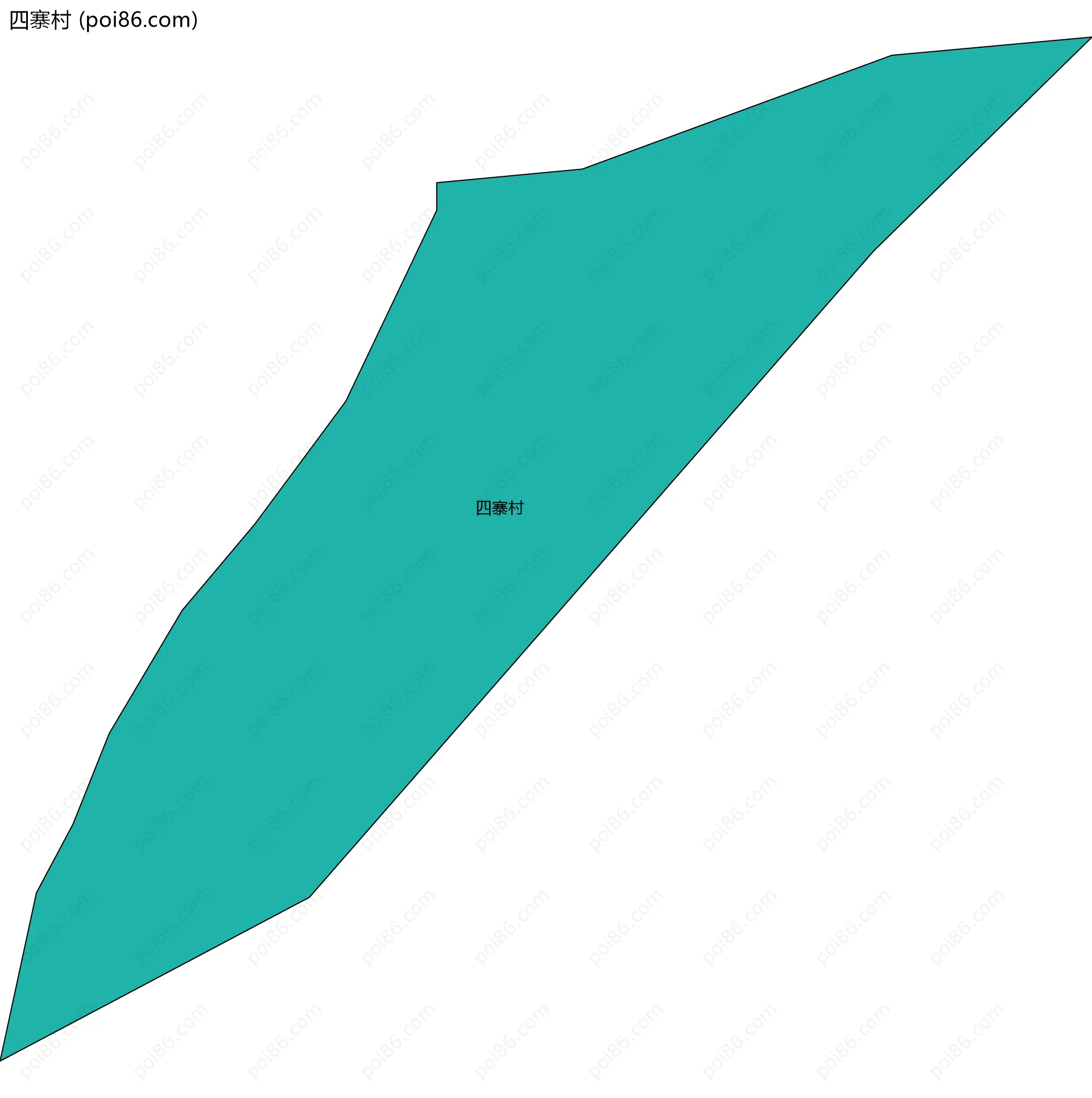 四寨村边界地图