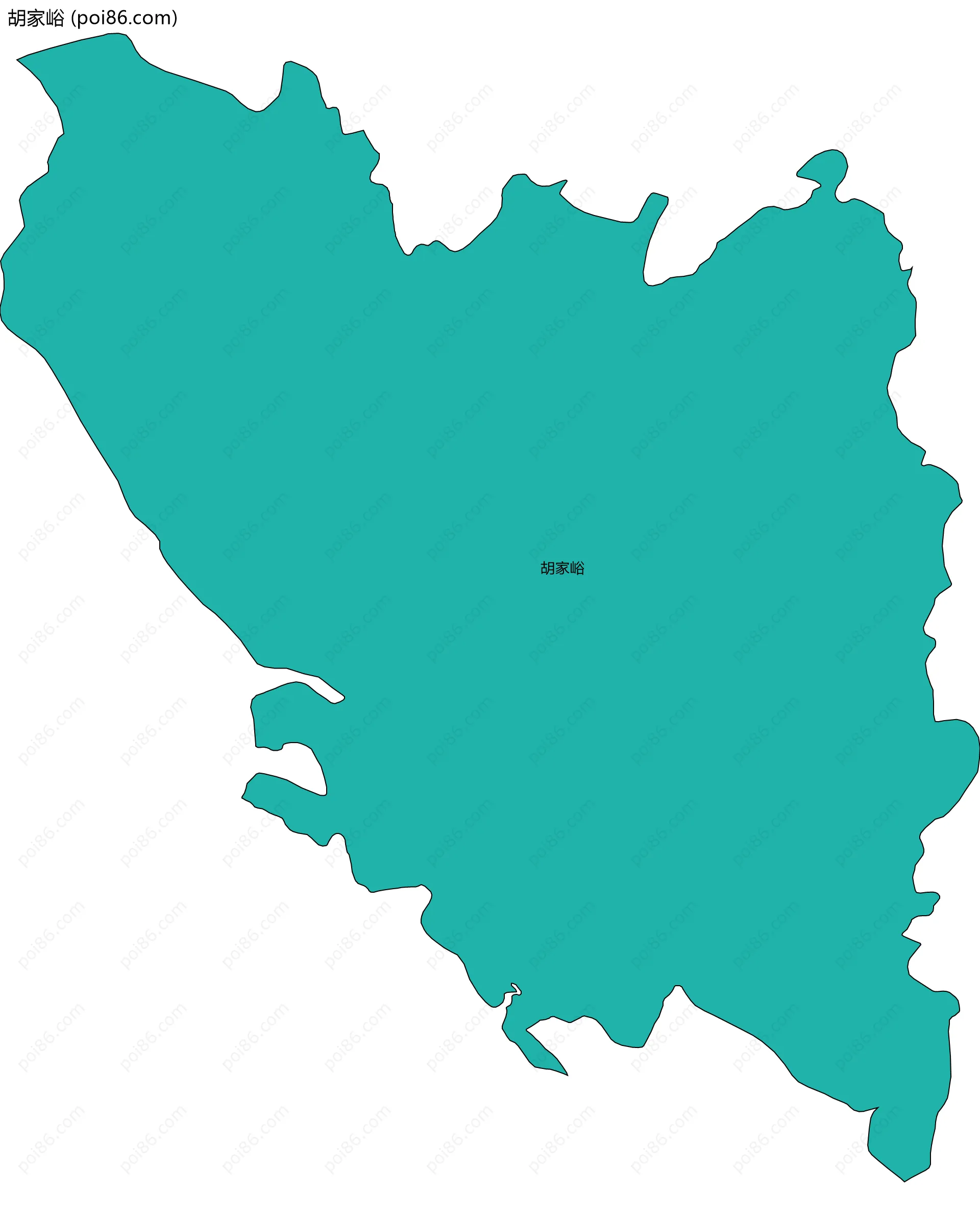 胡家峪边界地图