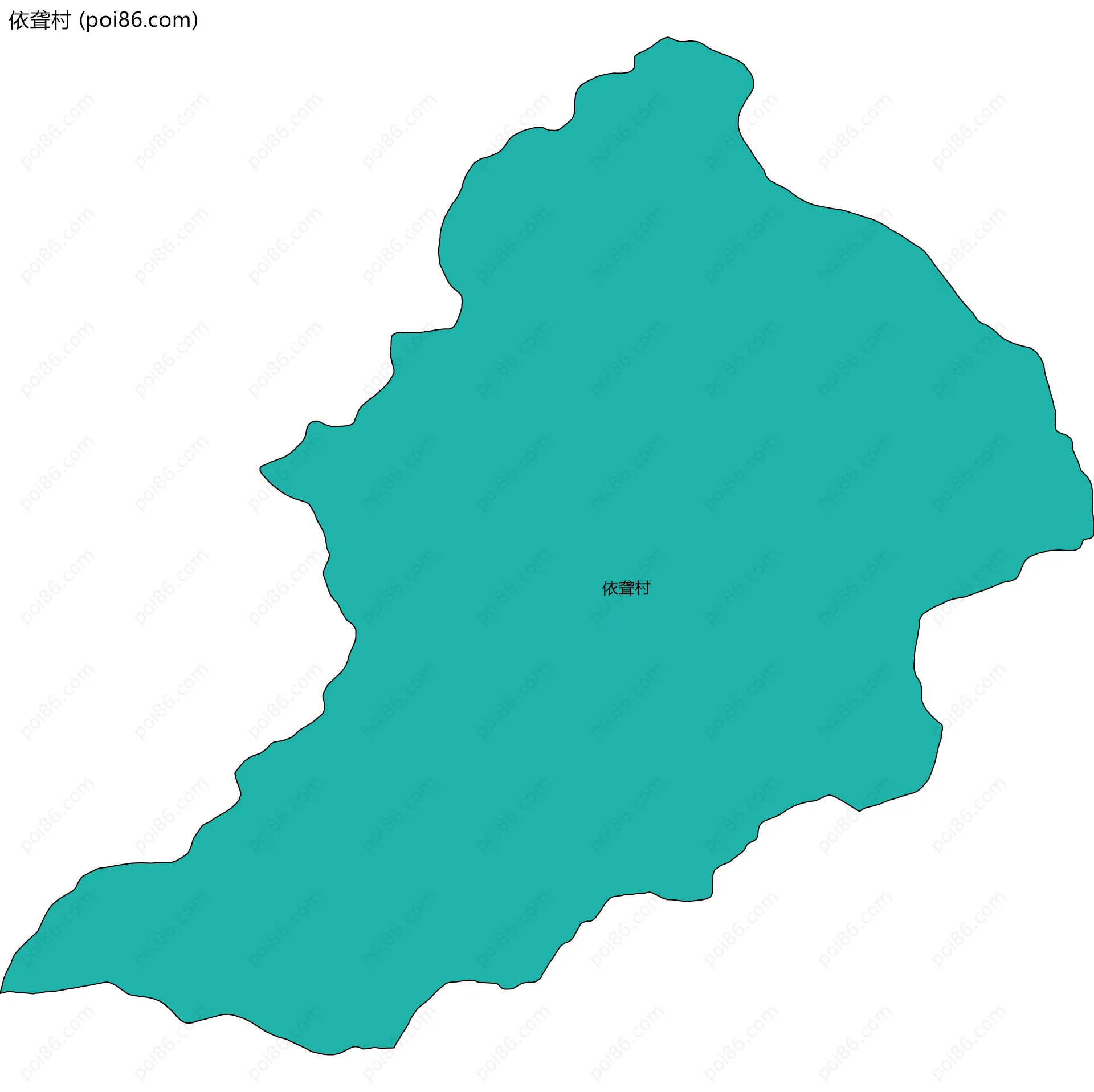 依聋村边界地图