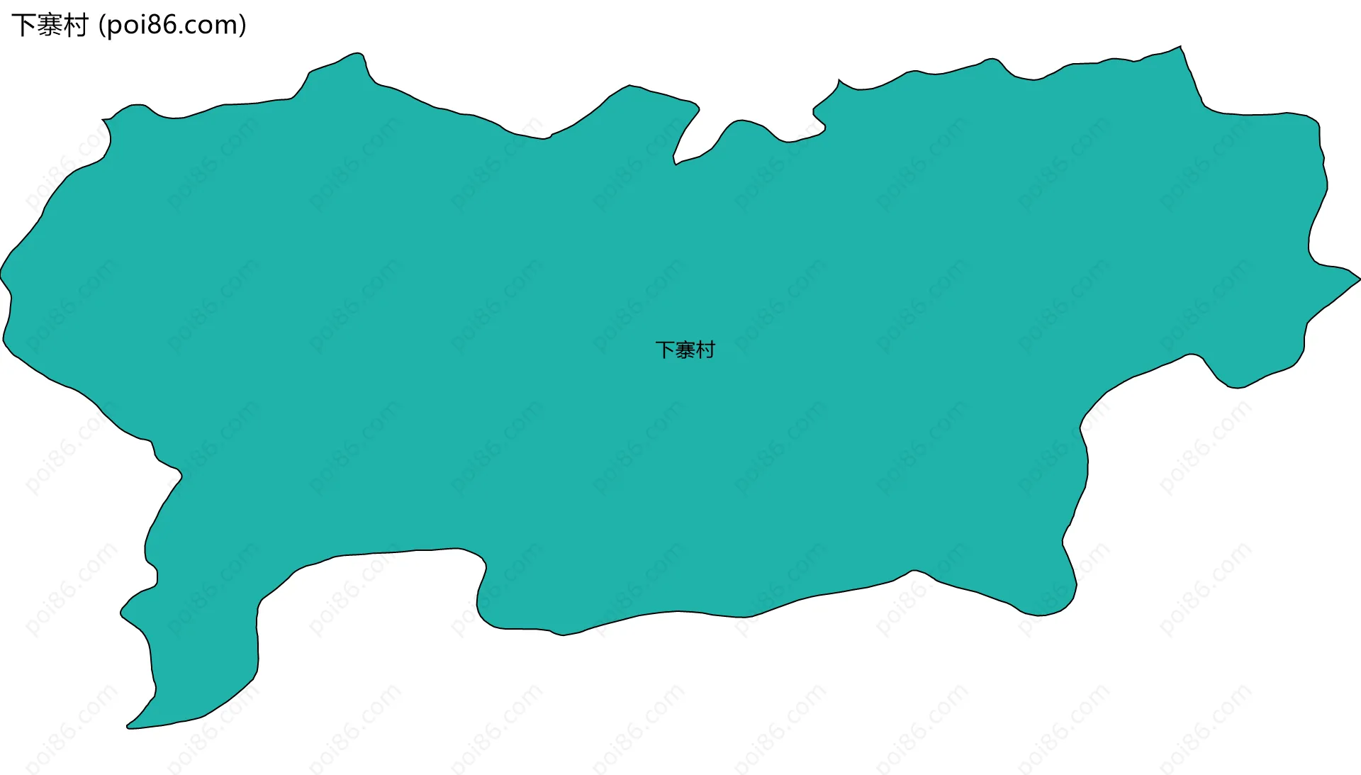 下寨村边界地图