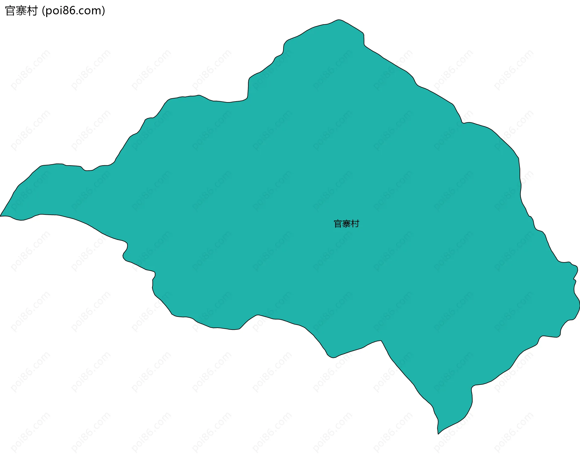 官寨村边界地图