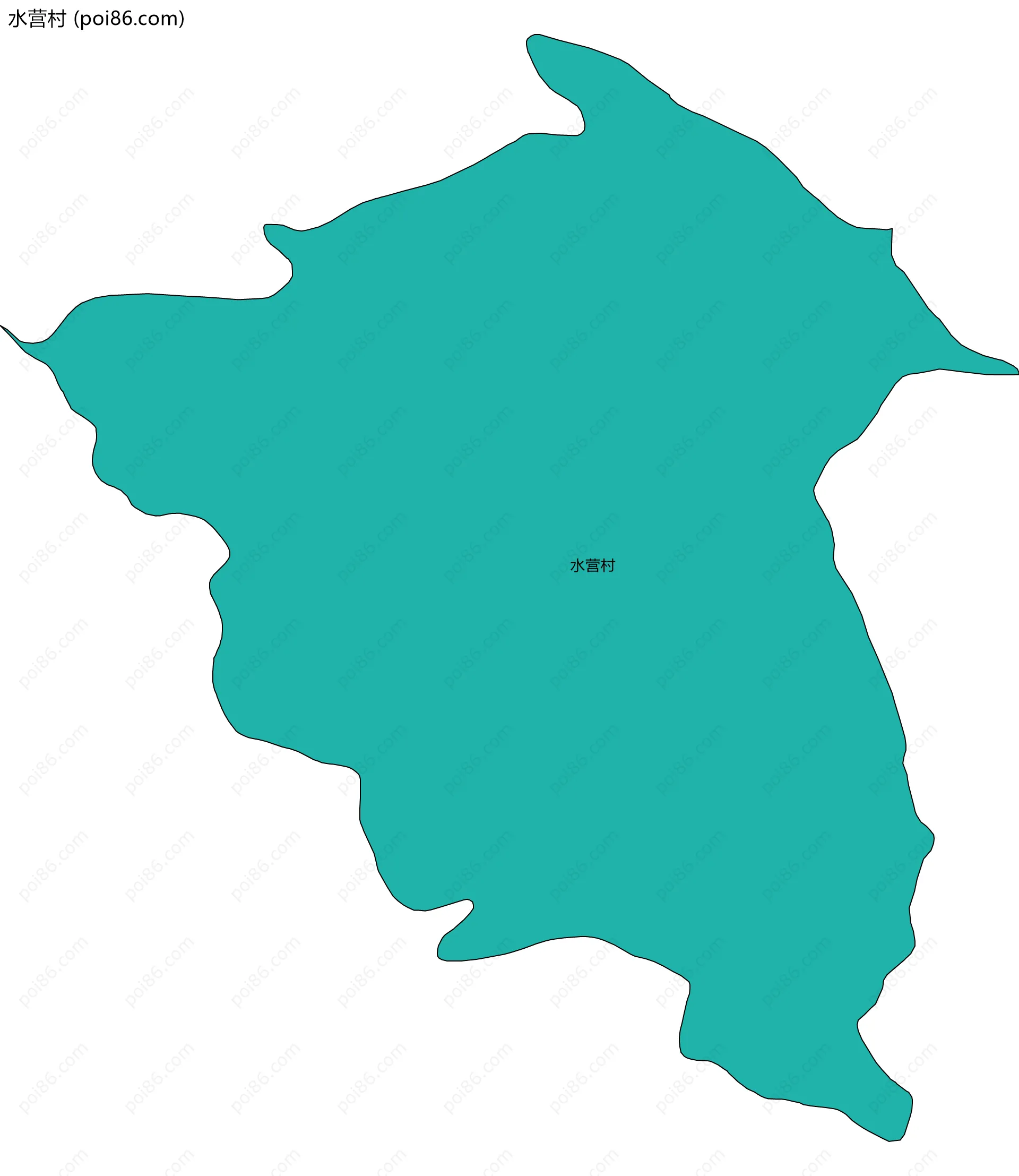 水营村边界地图