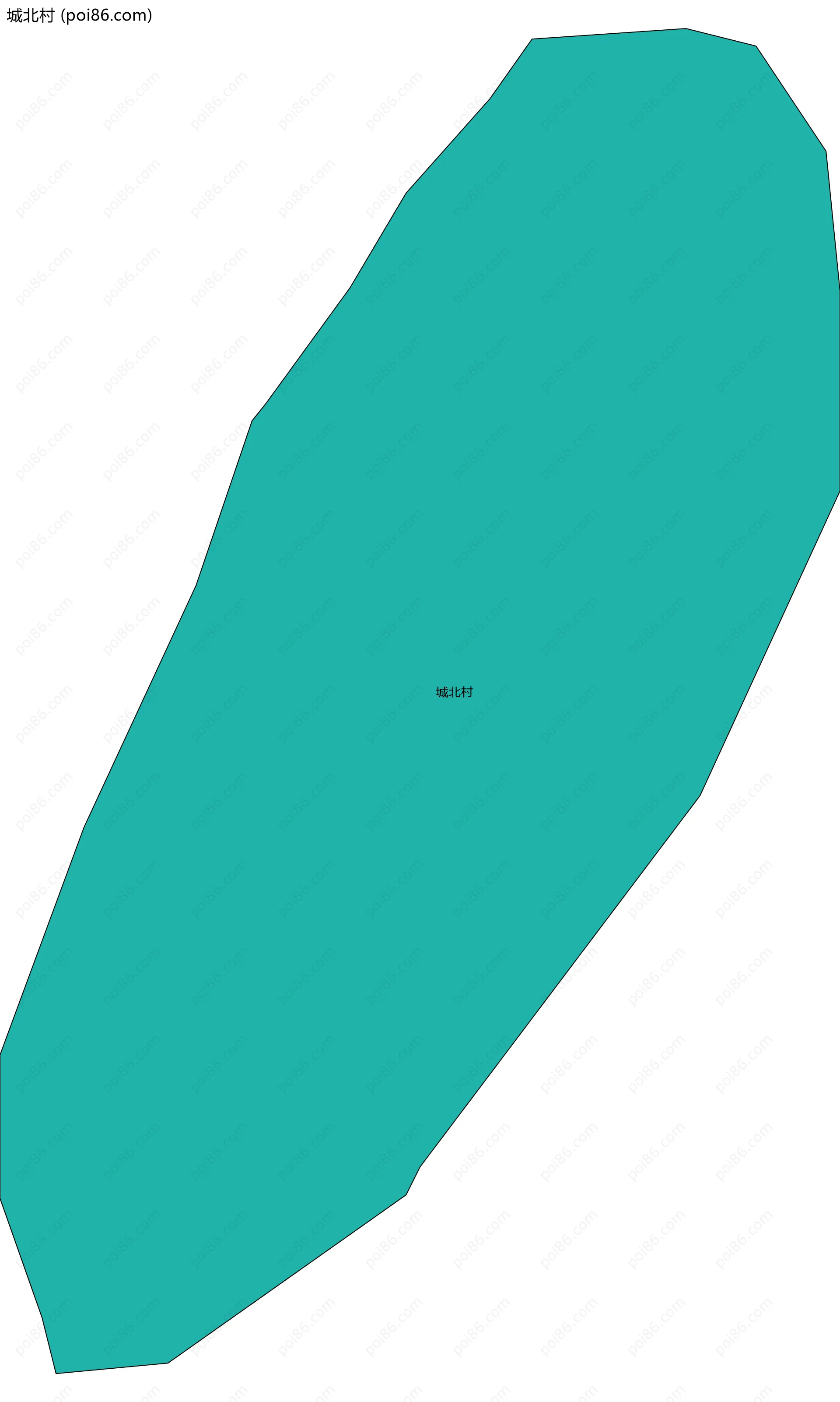 城北村边界地图