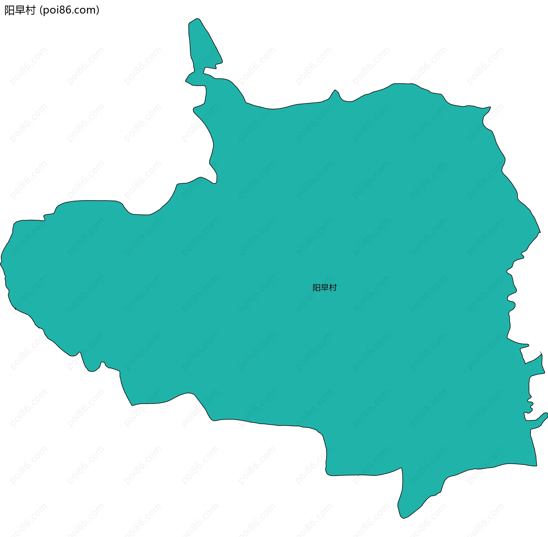 阳早村边界地图