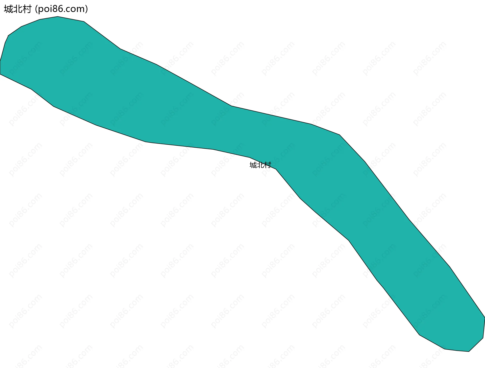 城北村边界地图