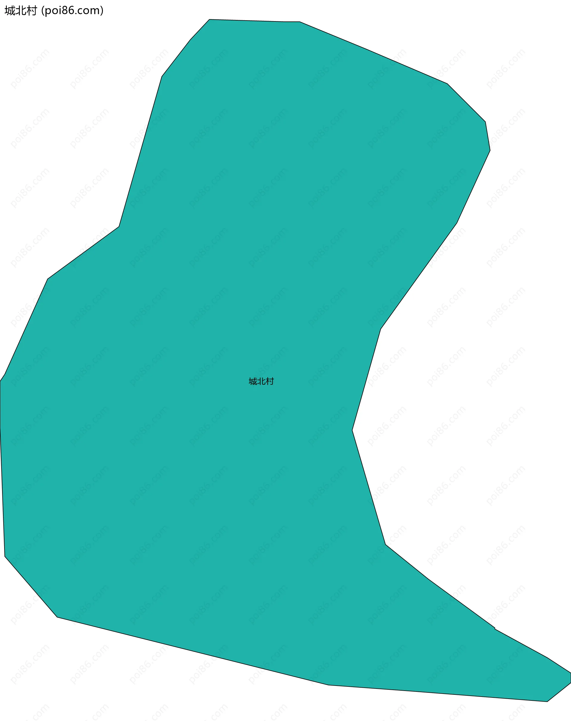 城北村边界地图