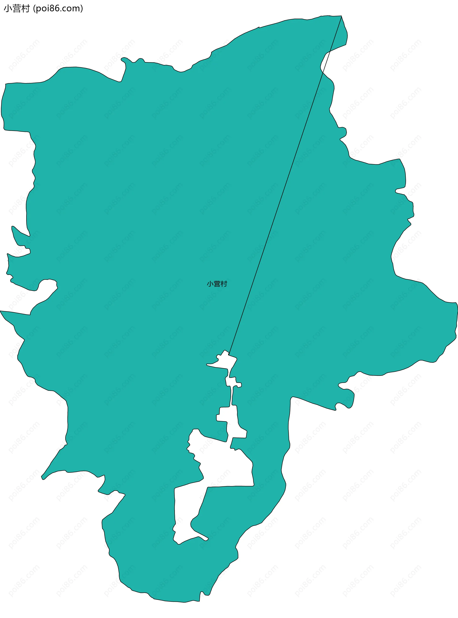 小营村边界地图