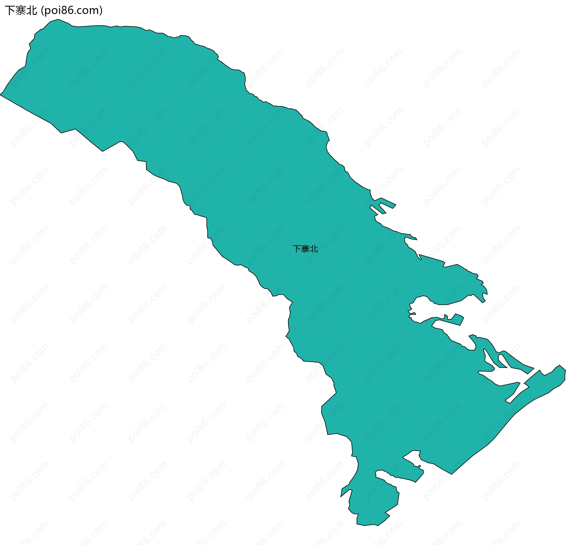 下寨北边界地图