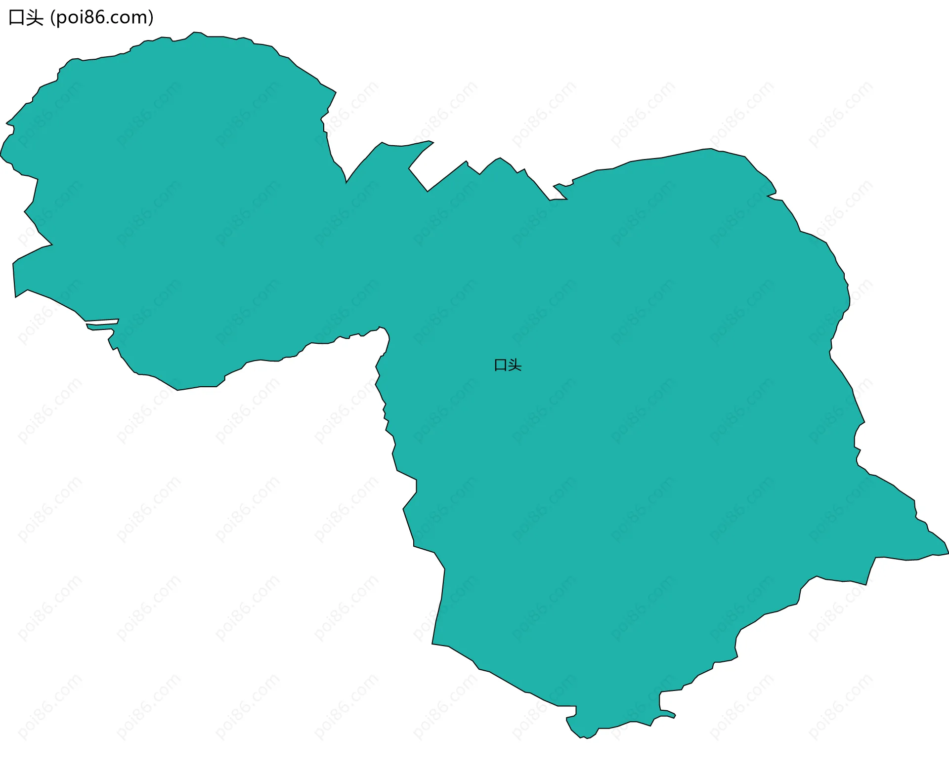 口头边界地图