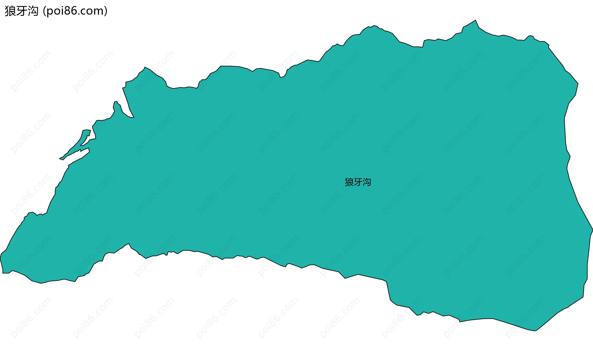 狼牙沟边界地图