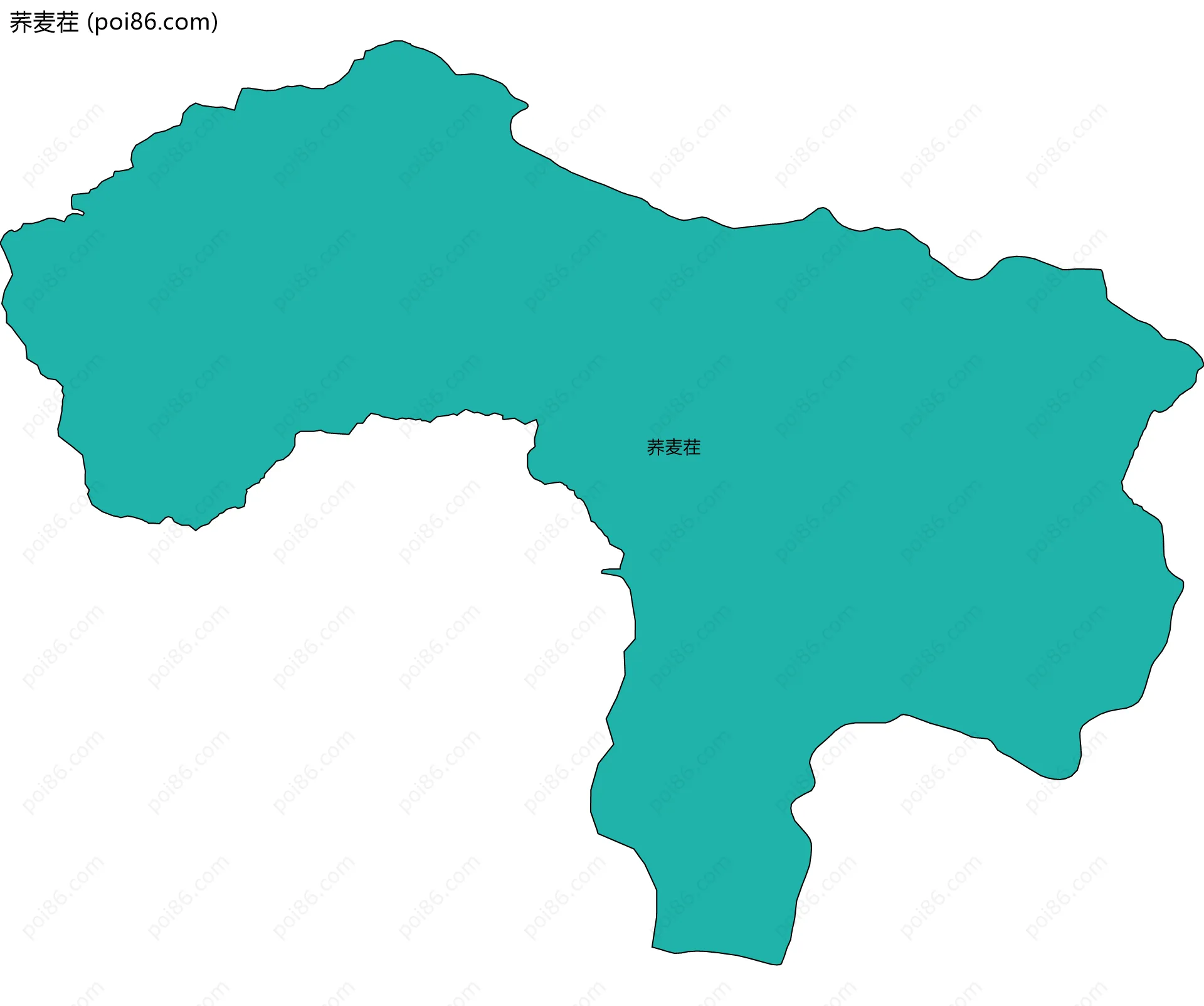 荞麦茬边界地图