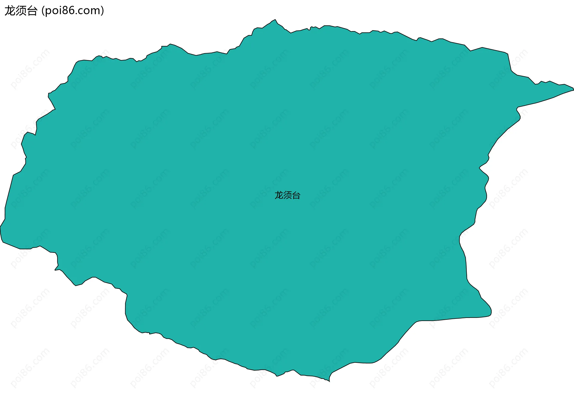 龙须台边界地图