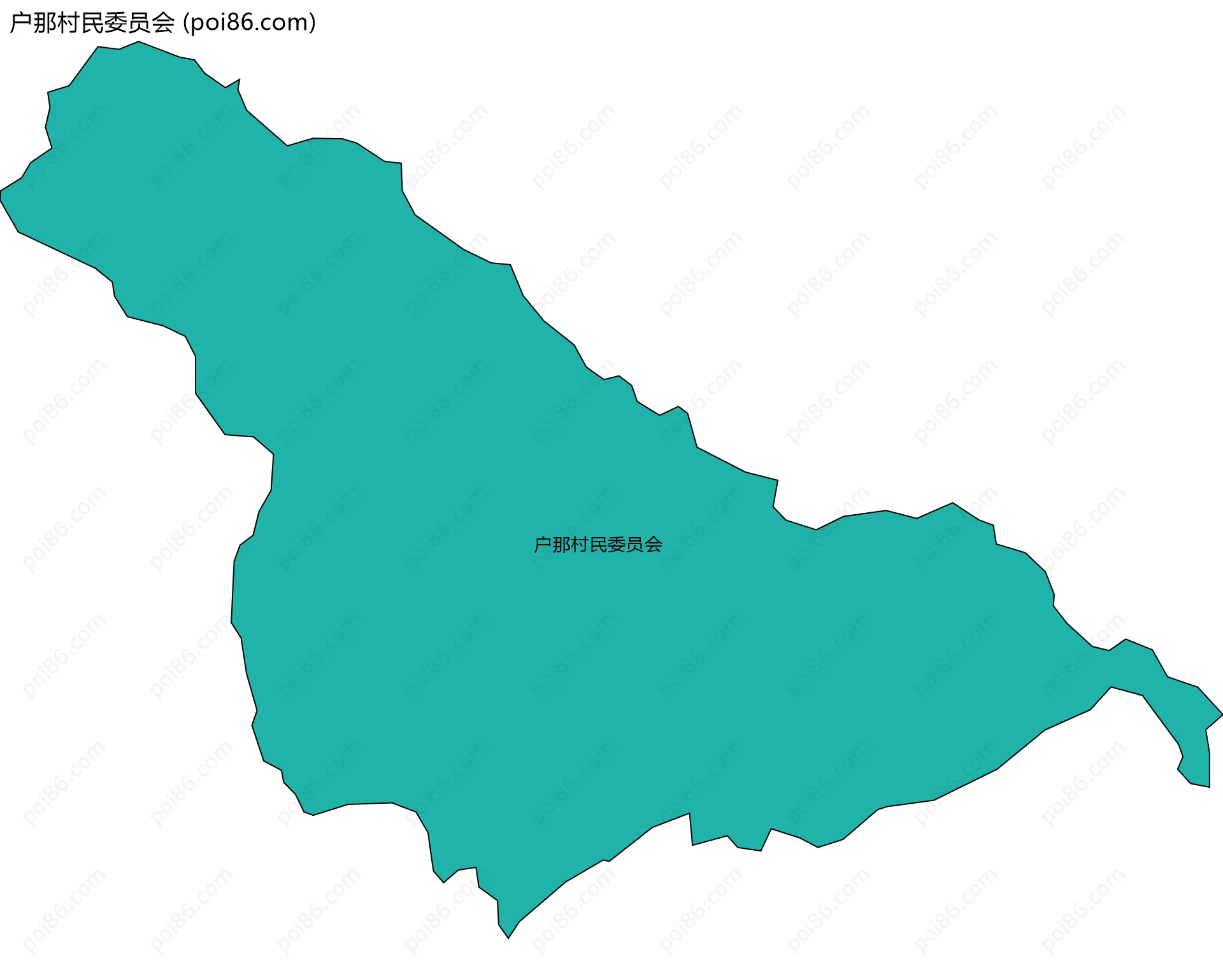 户那村民委员会边界地图
