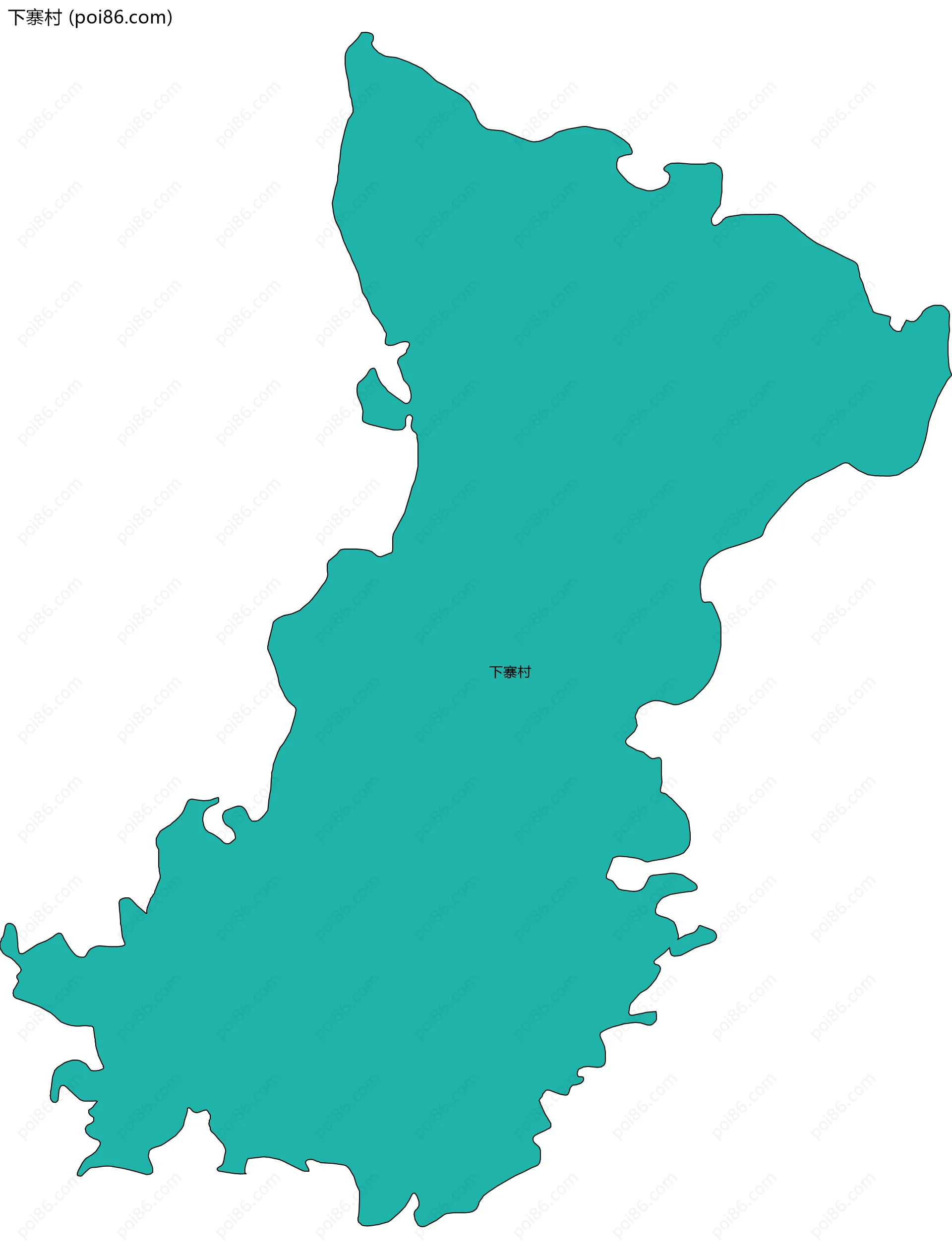 下寨村边界地图