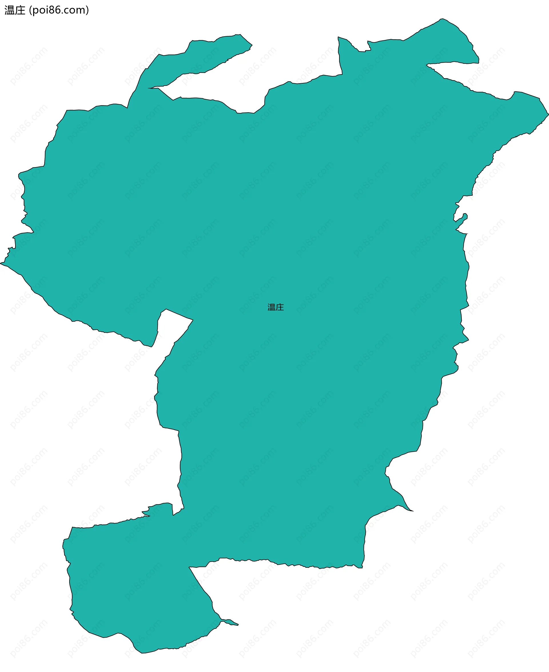 温庄边界地图