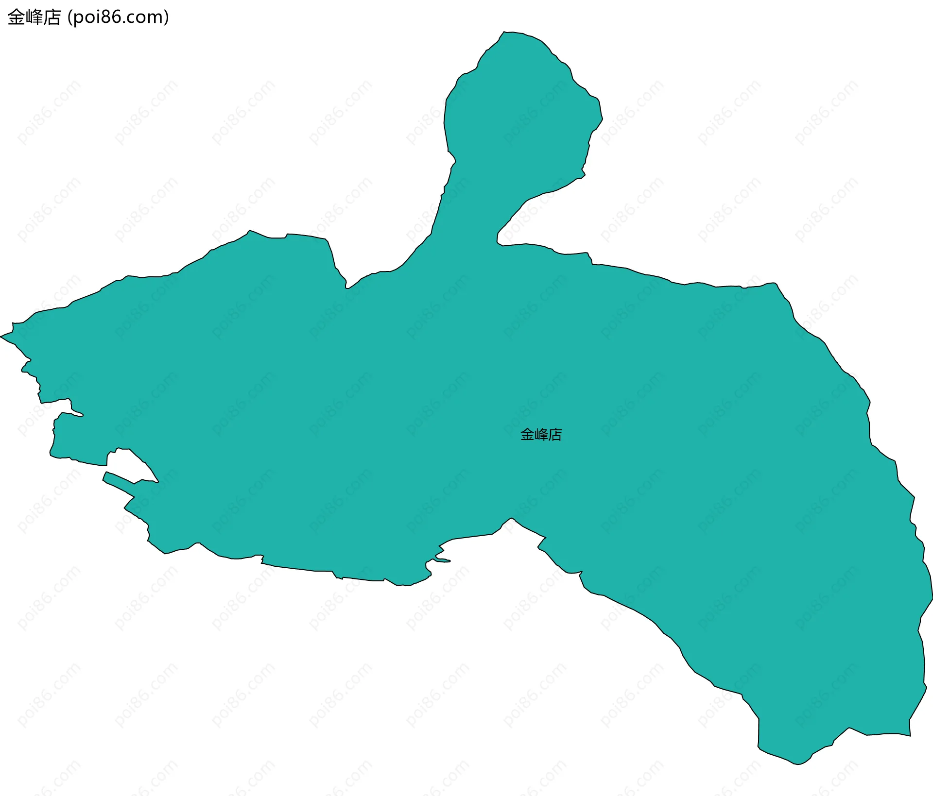 金峰店边界地图