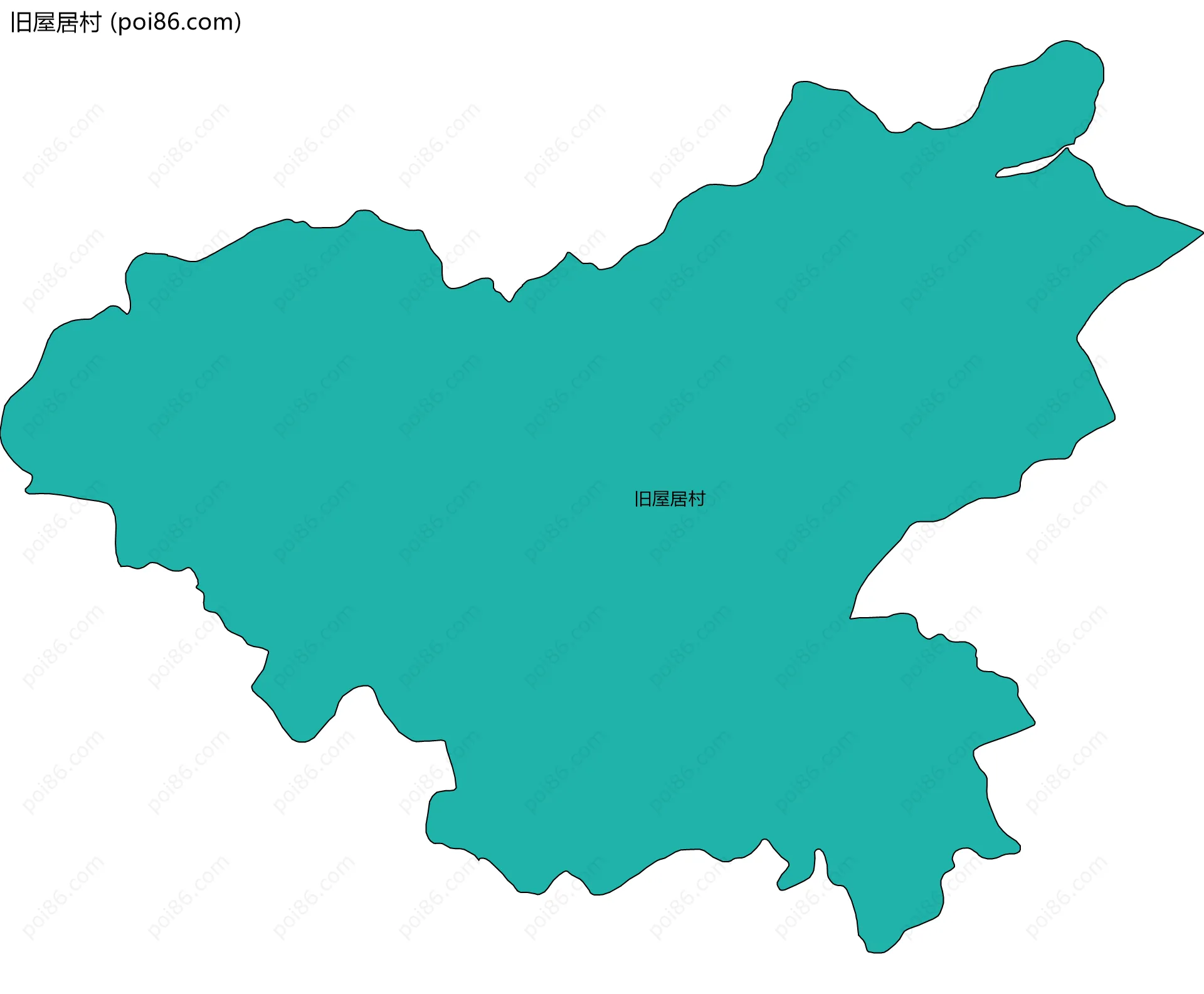 旧屋居村边界地图