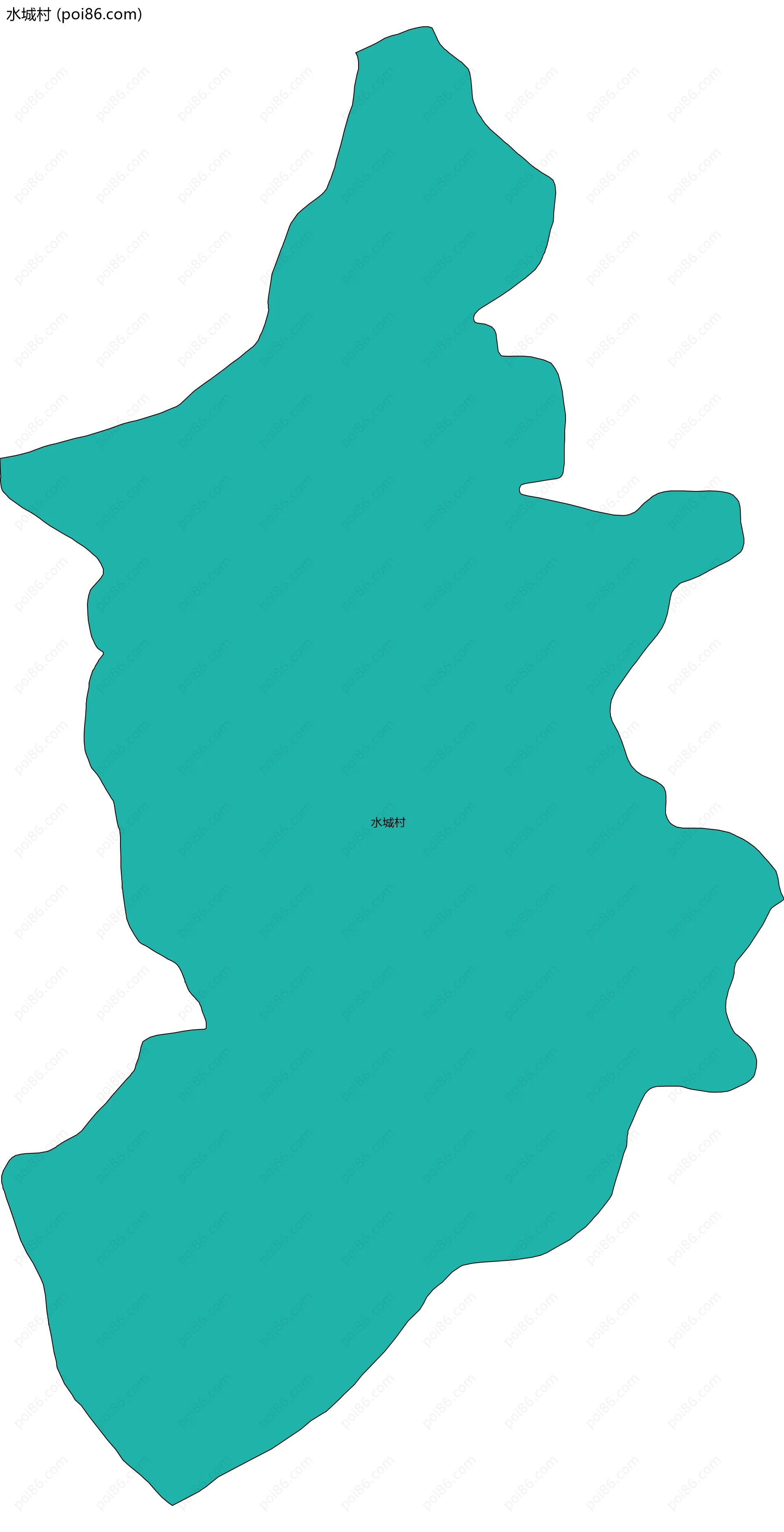 水城村边界地图