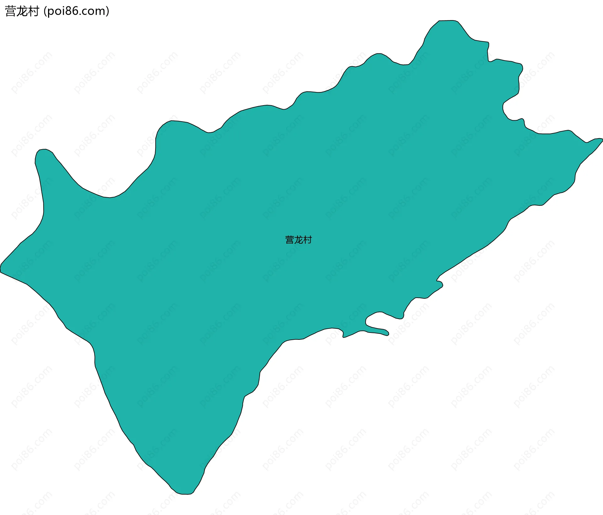 营龙村边界地图