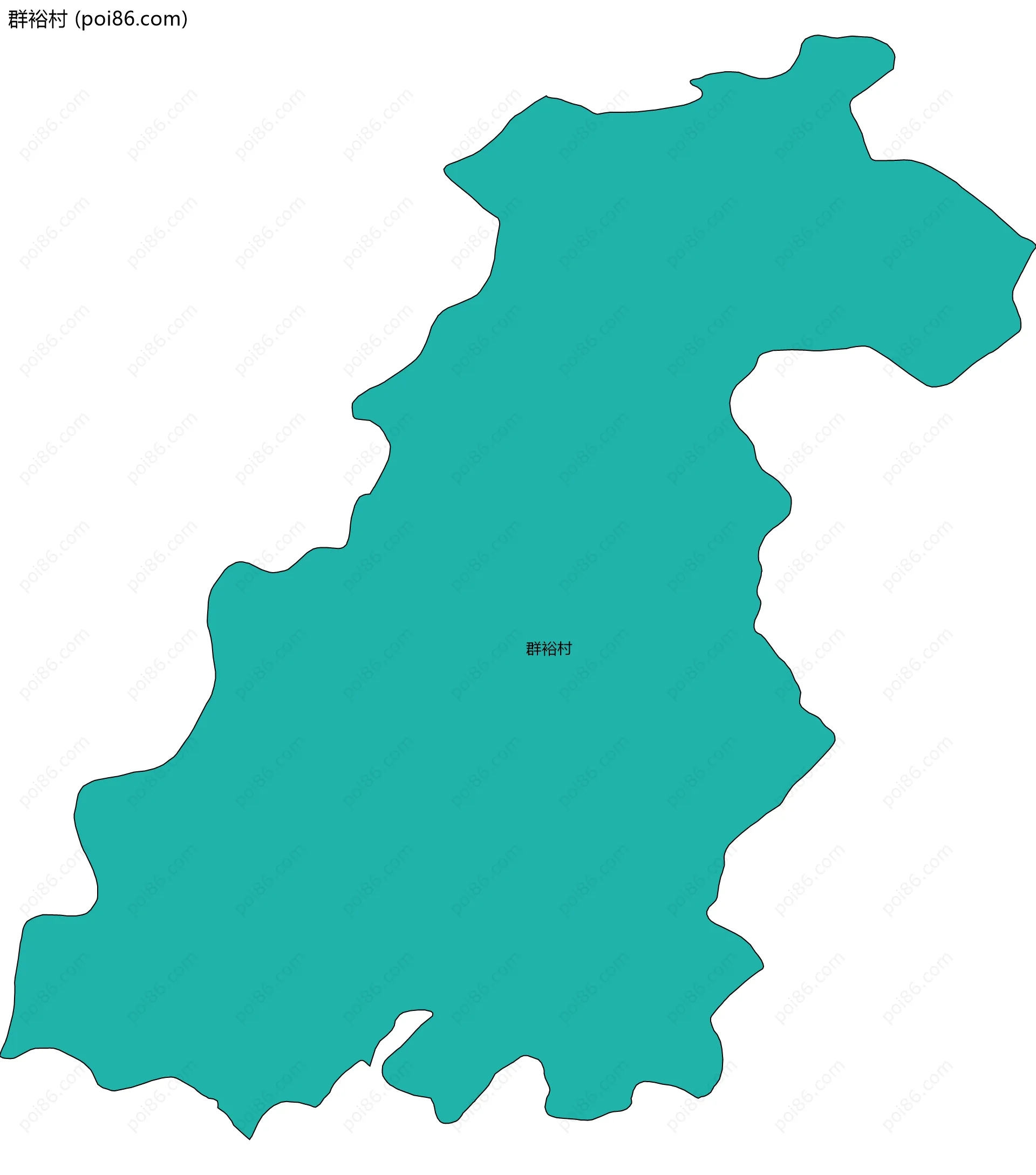 群裕村边界地图