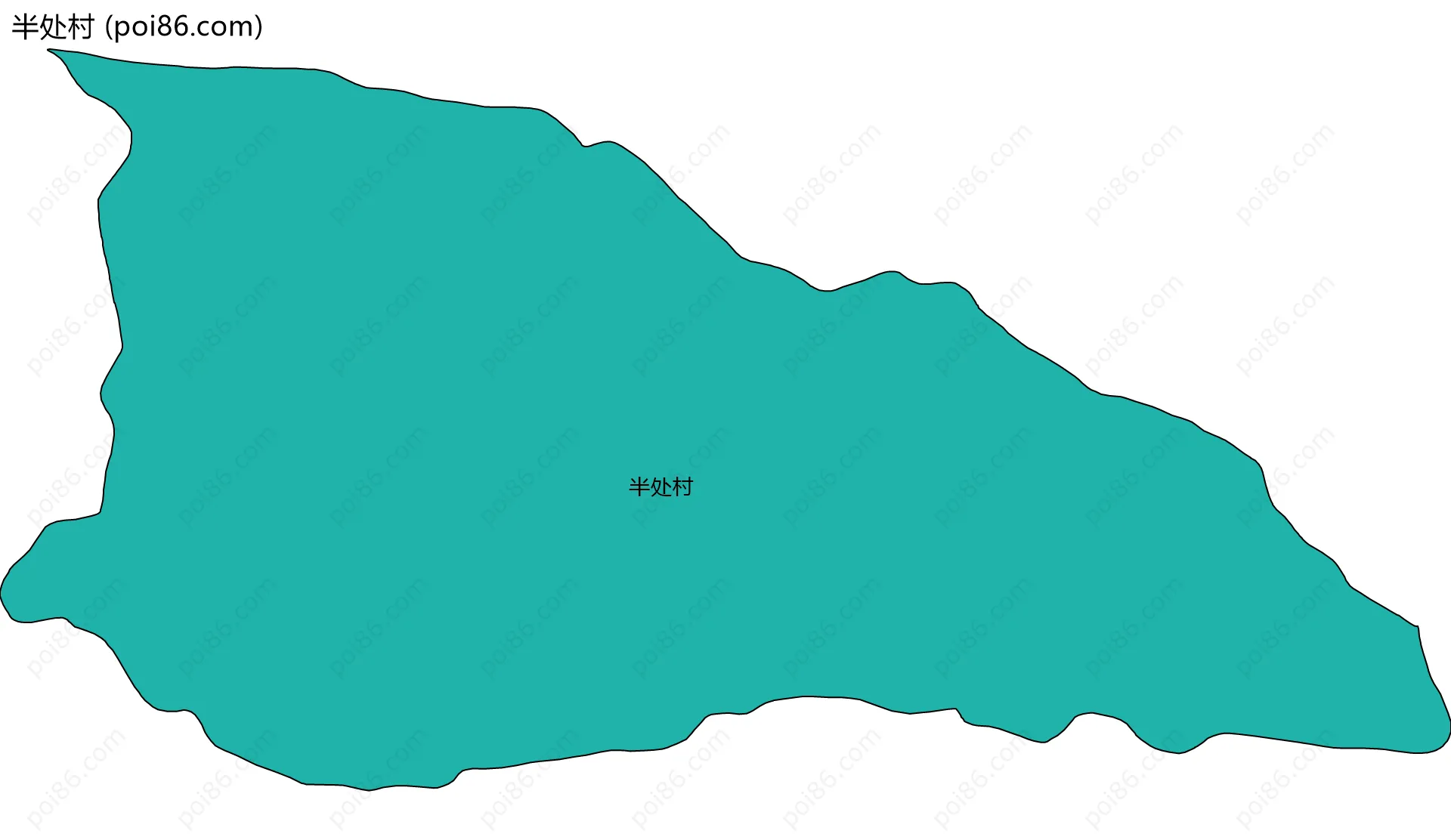 半处村边界地图