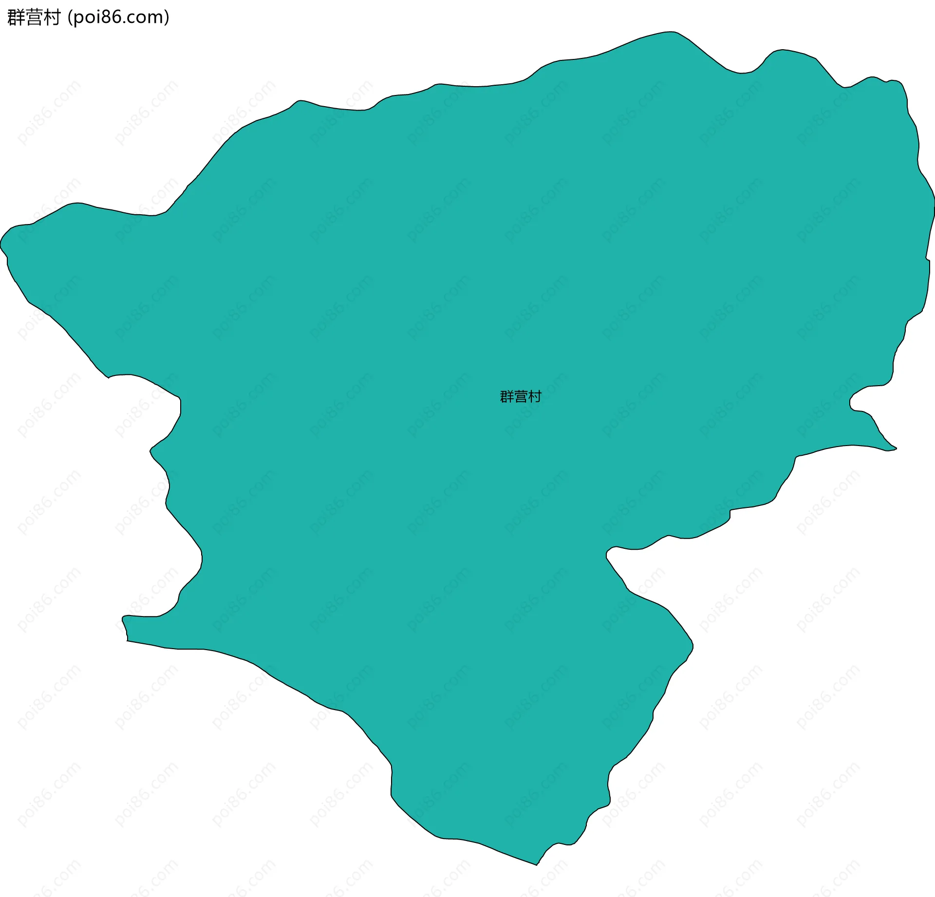 群营村边界地图