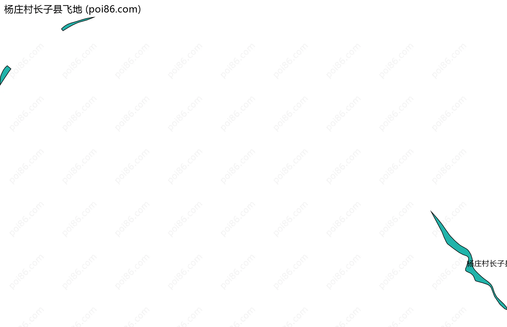 杨庄村长子县飞地边界地图