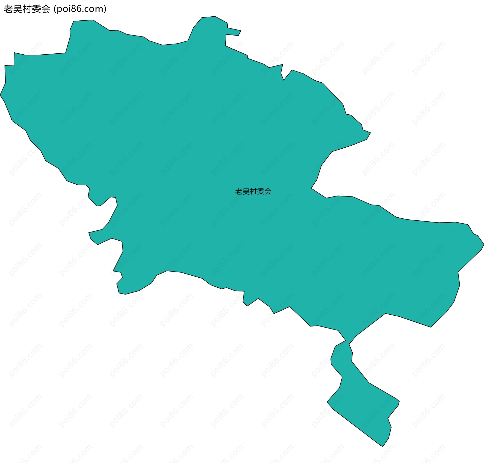 老吴村委会边界地图