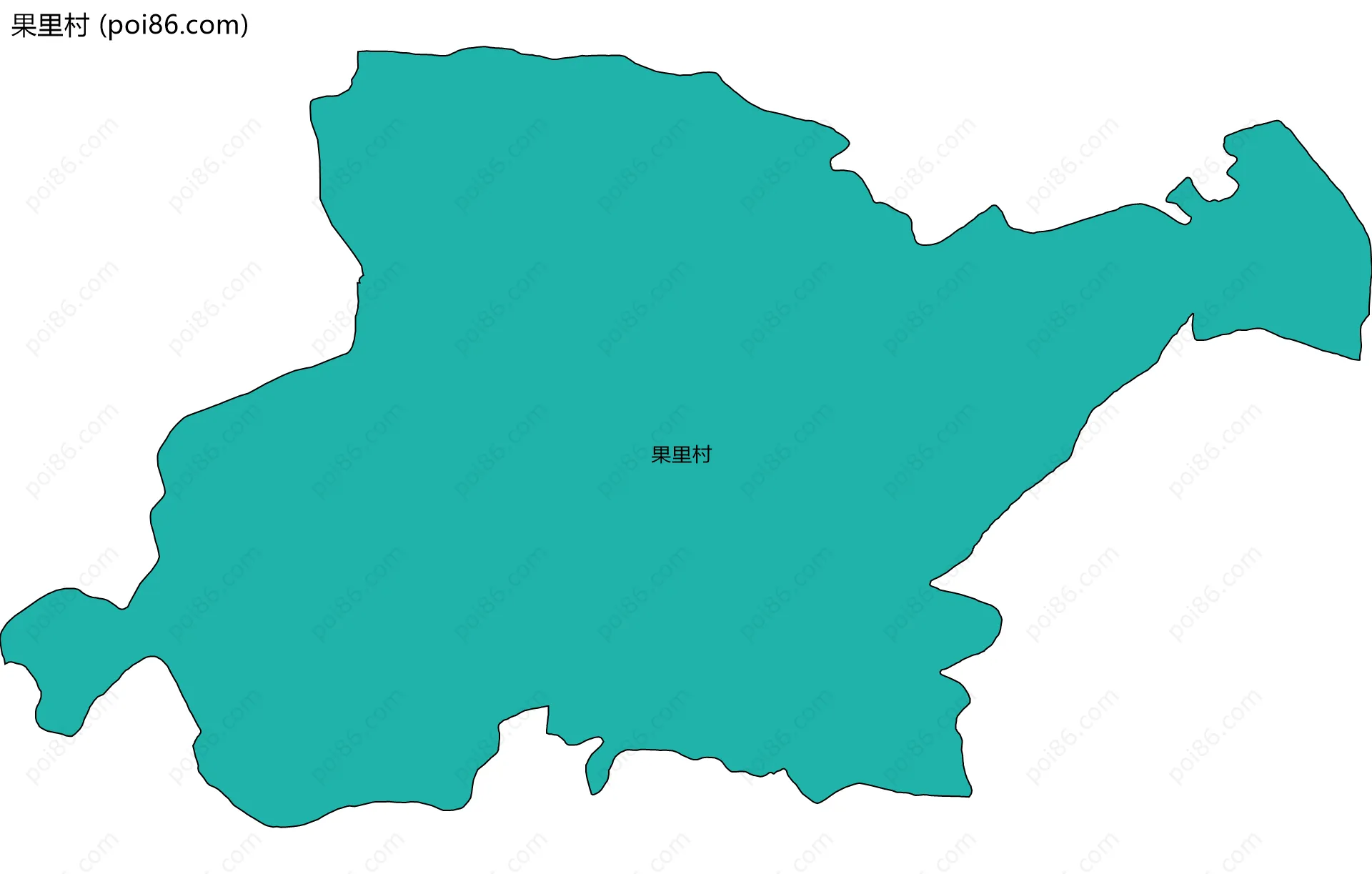 果里村边界地图