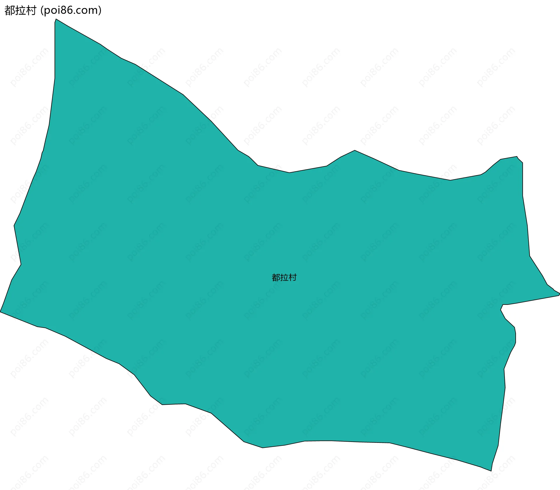 都拉村边界地图