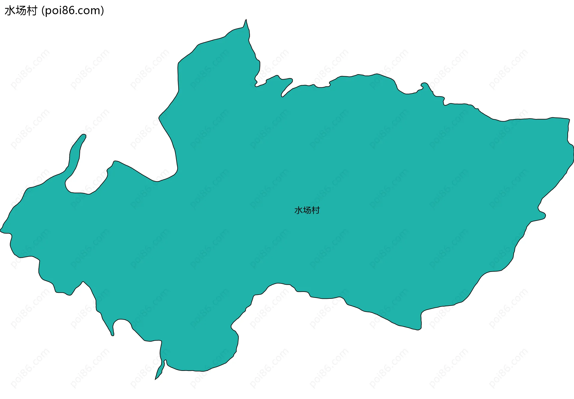 水场村边界地图