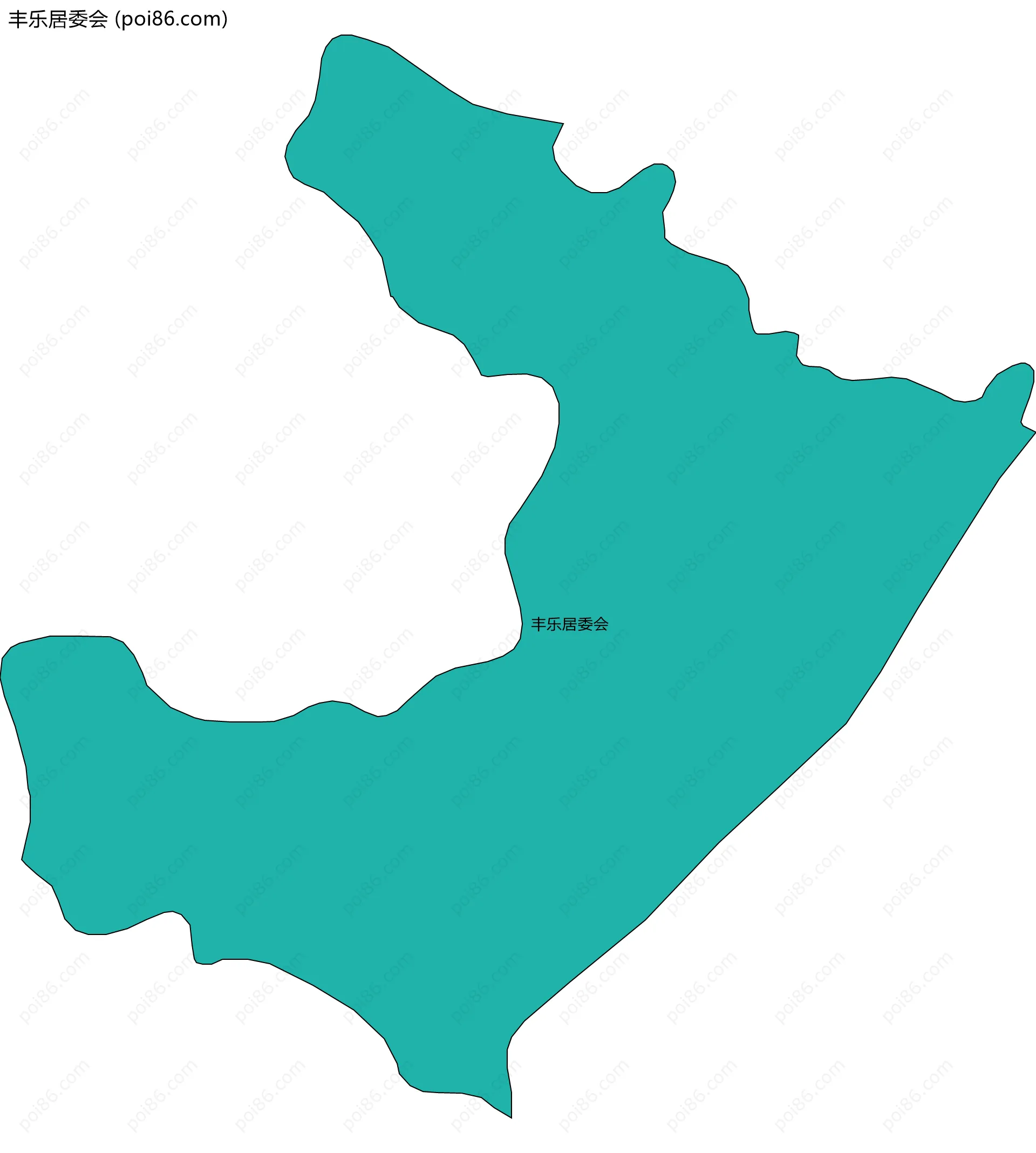 丰乐居委会边界地图