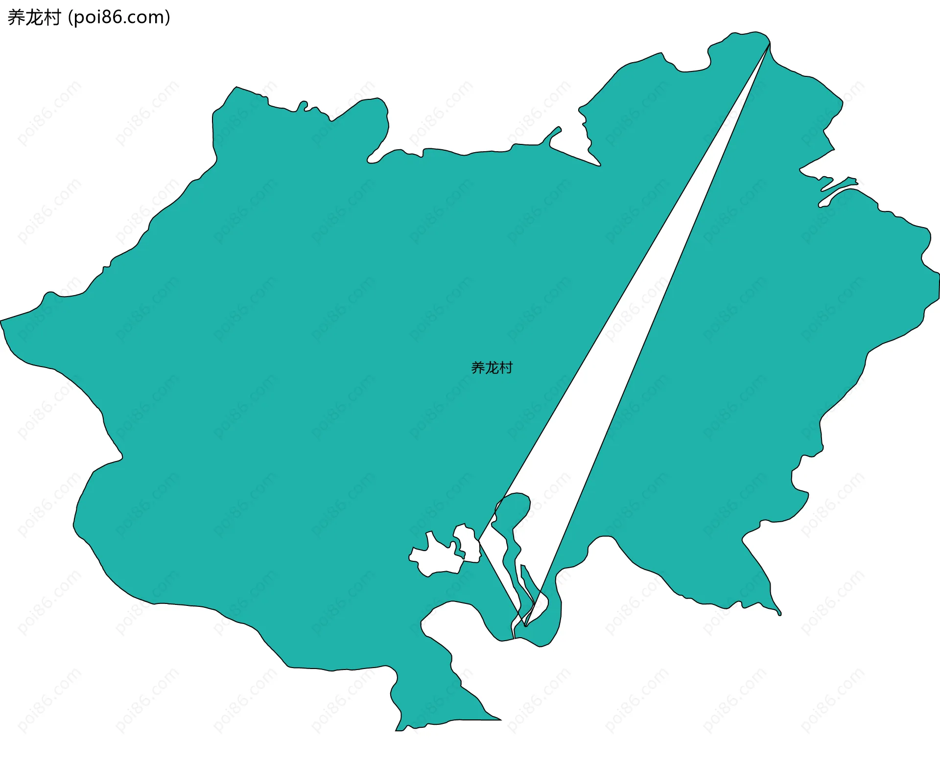 养龙村边界地图