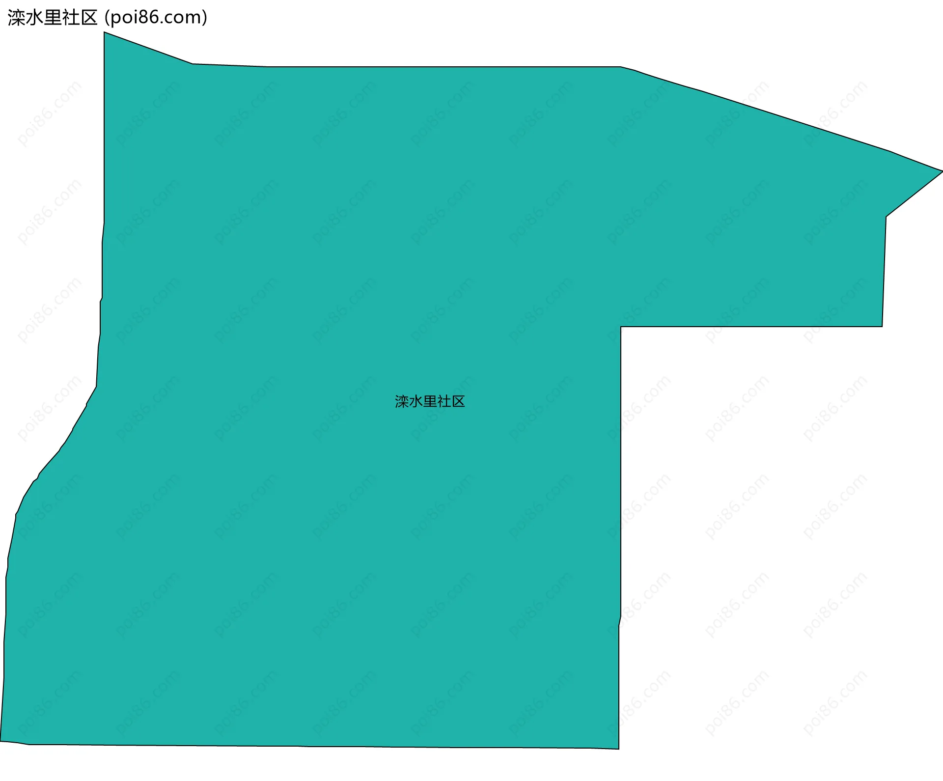 滦水里社区边界地图