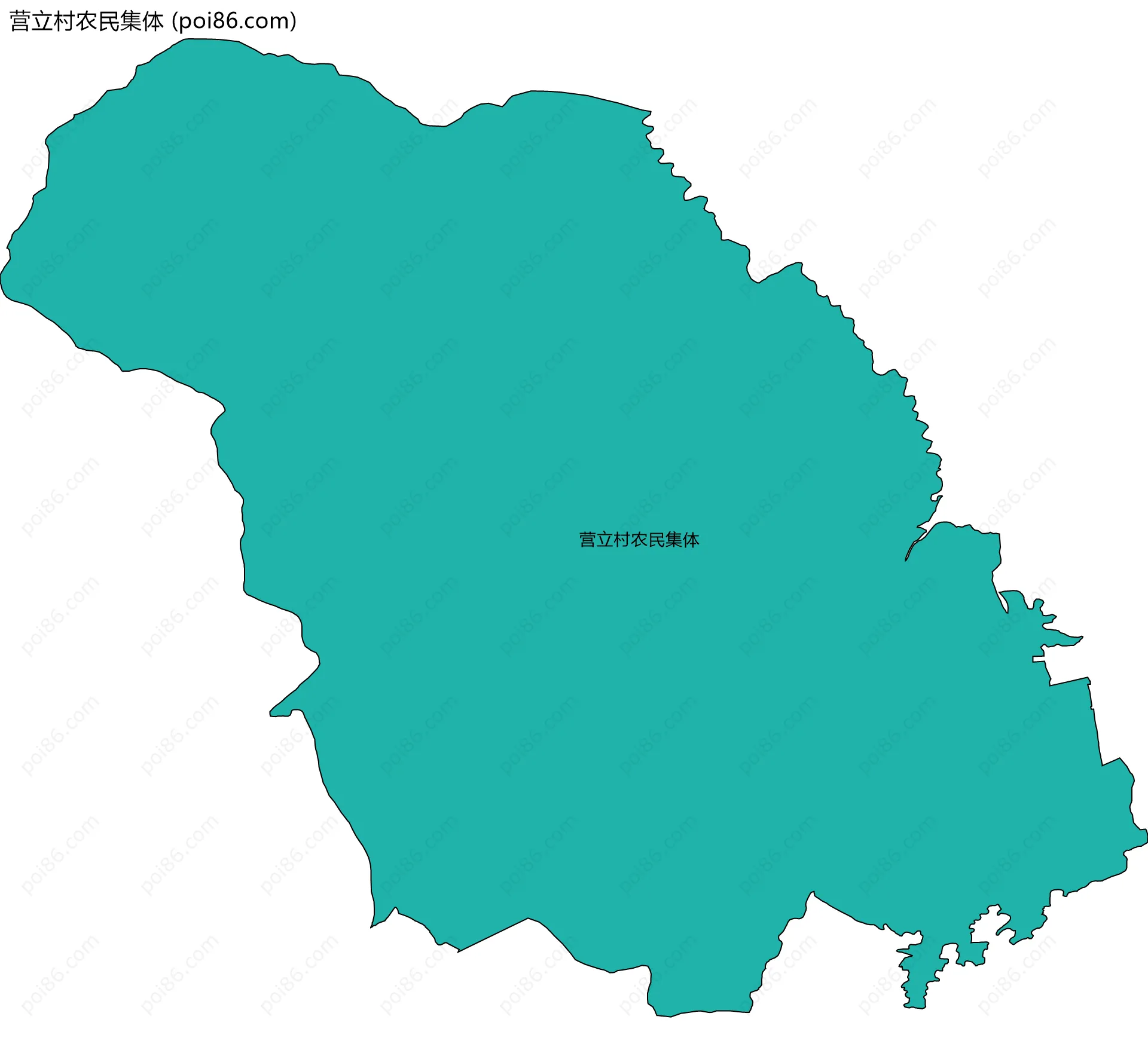 营立村农民集体边界地图
