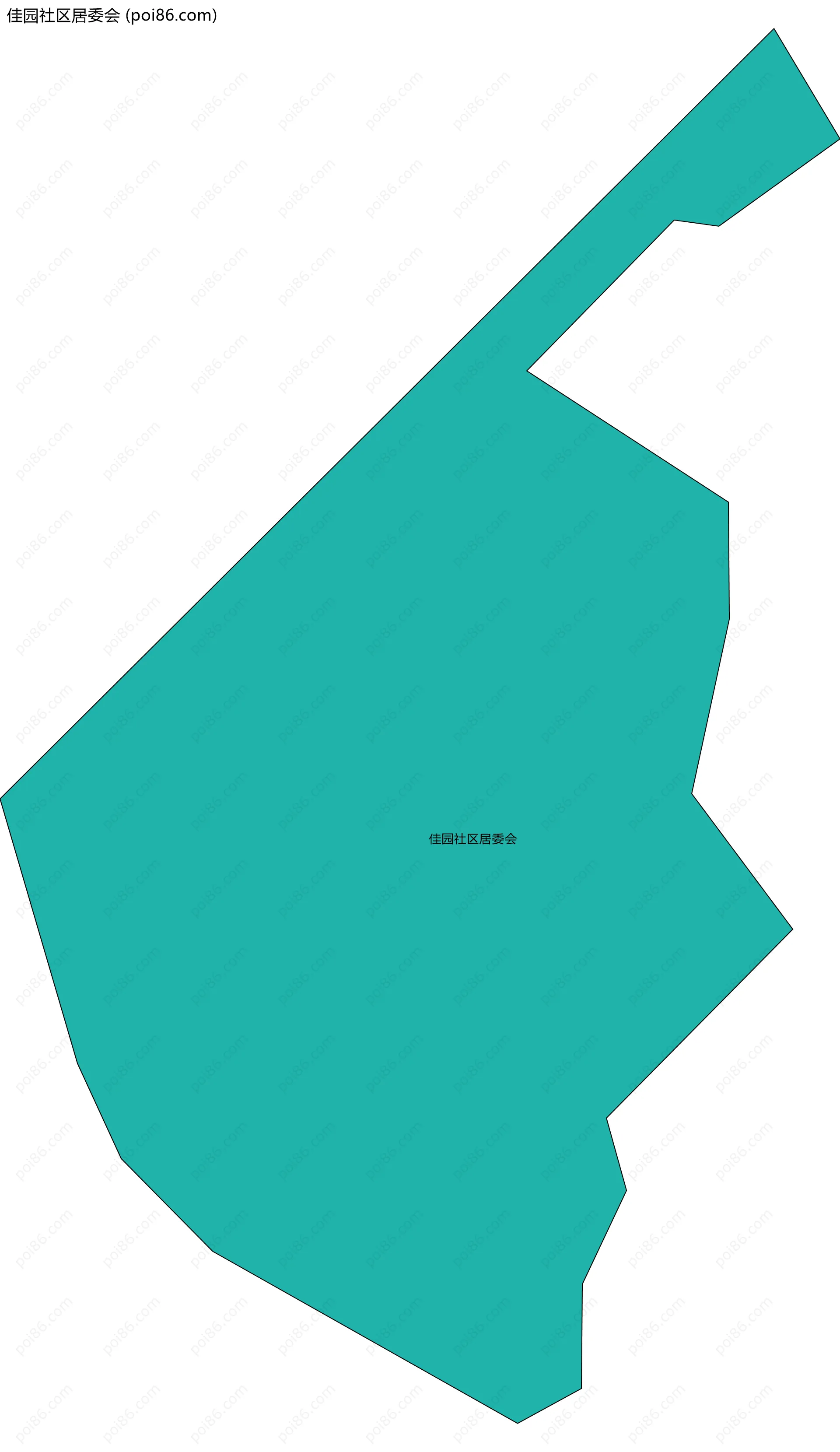 佳园社区居委会边界地图