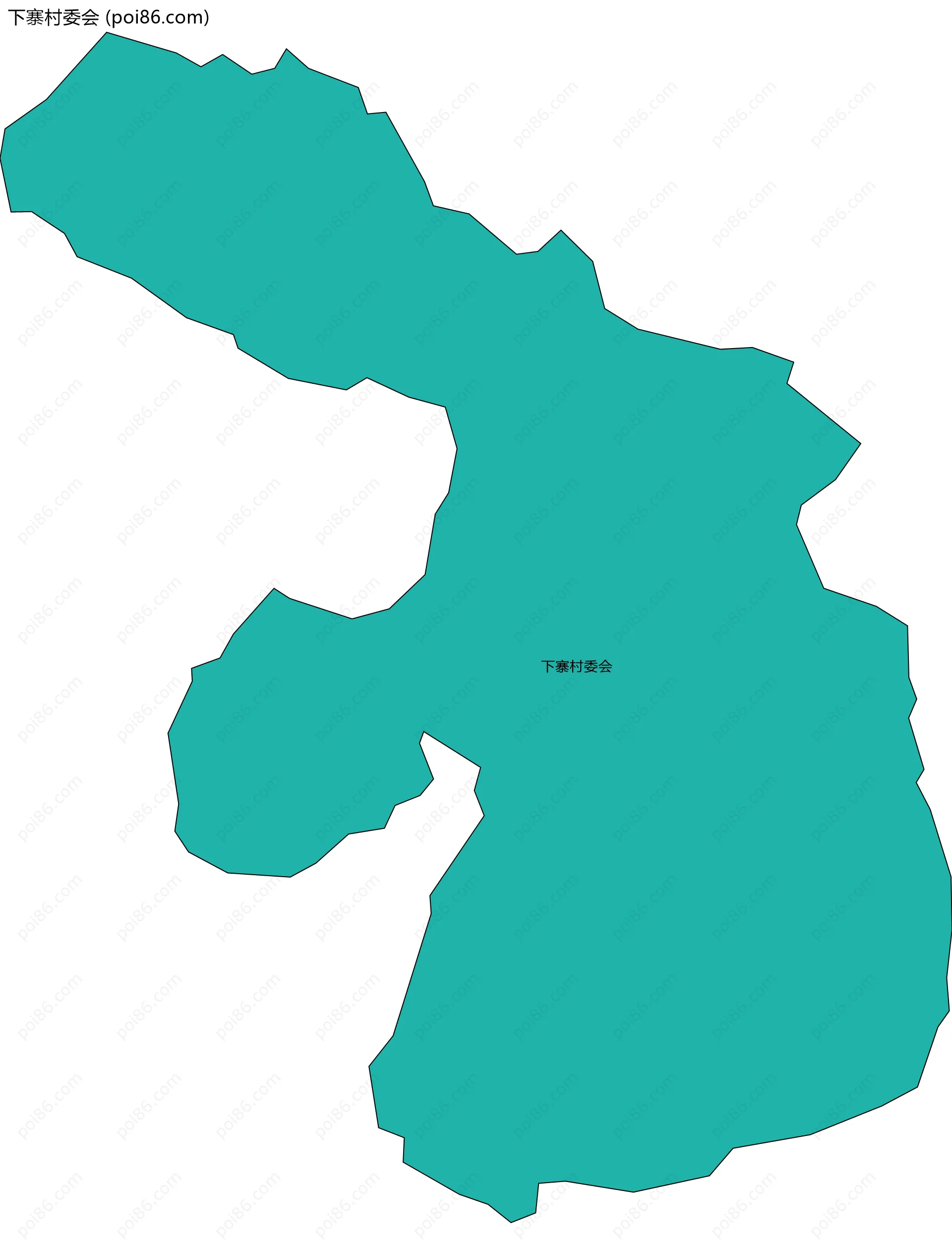 下寨村委会边界地图