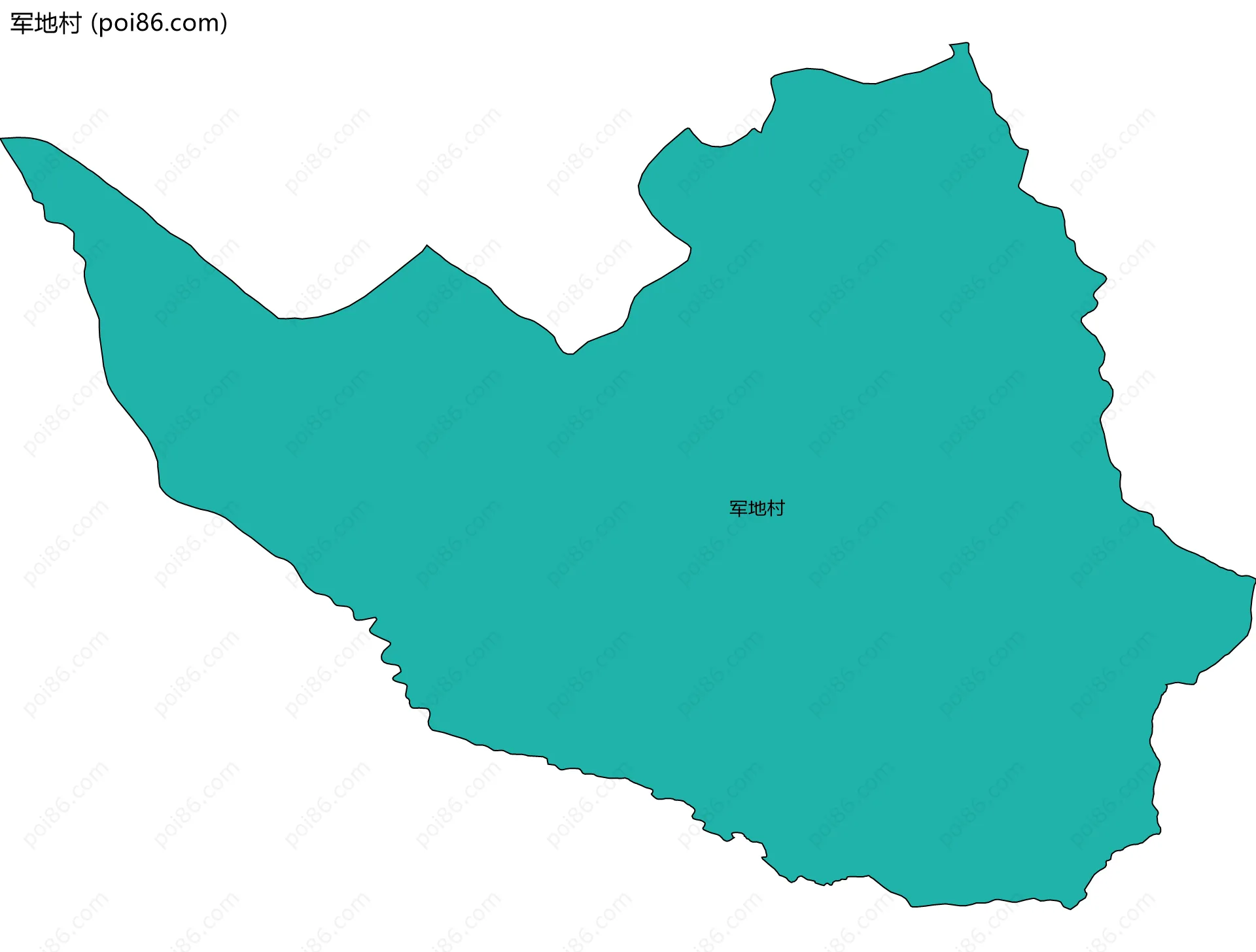 军地村边界地图