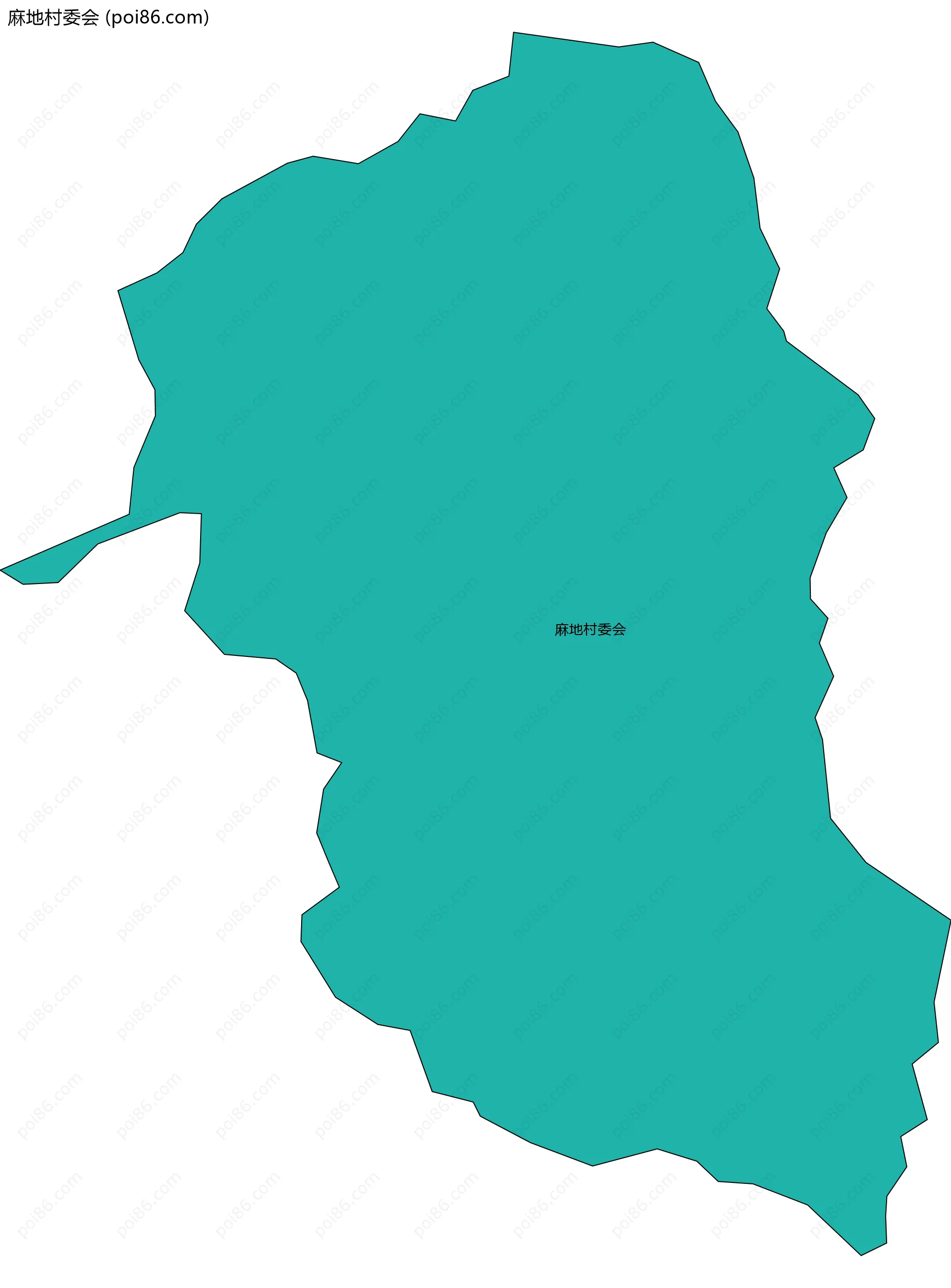 麻地村委会边界地图